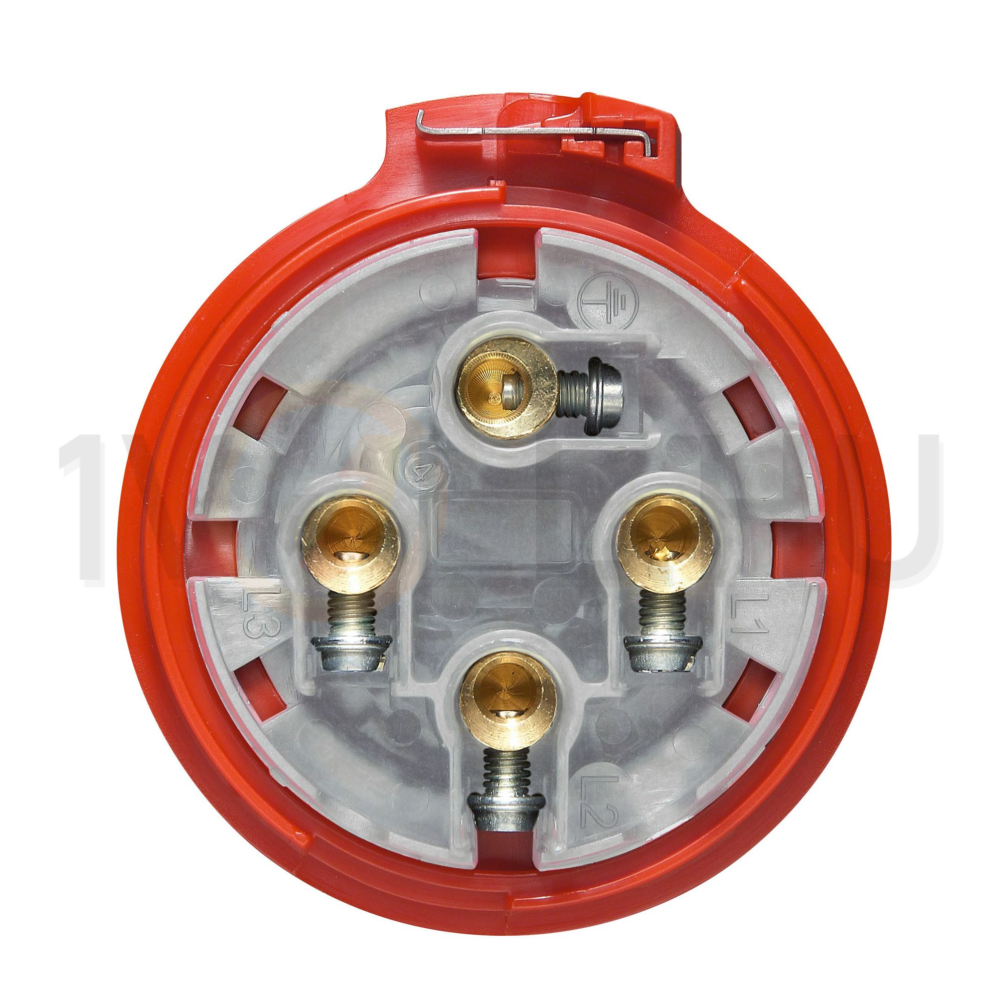 Ipari dugvilla lengő 3P+E 32A 380-415V(50+60Hz) piros IP44 műanyag P17 Tempra PRO LEGRAND - 555238