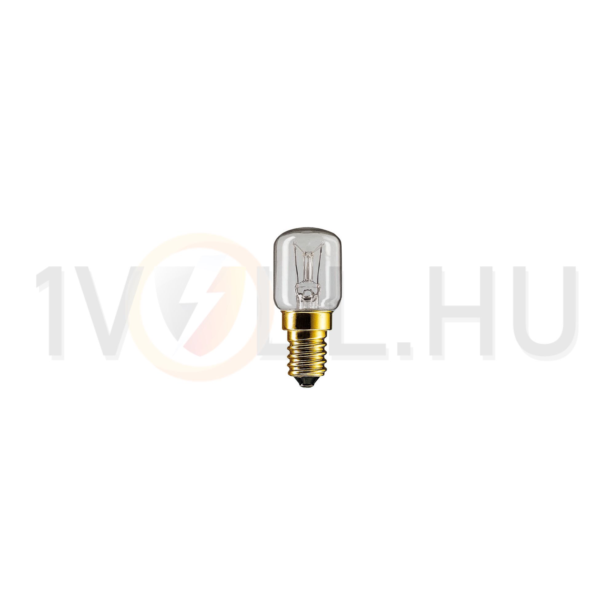 Izzólámpa hőálló-sütőbe víztiszta 25W 230V E14 172lm 1000h E14 230-240V T25 CL OV 1CT Philips - 924198244441