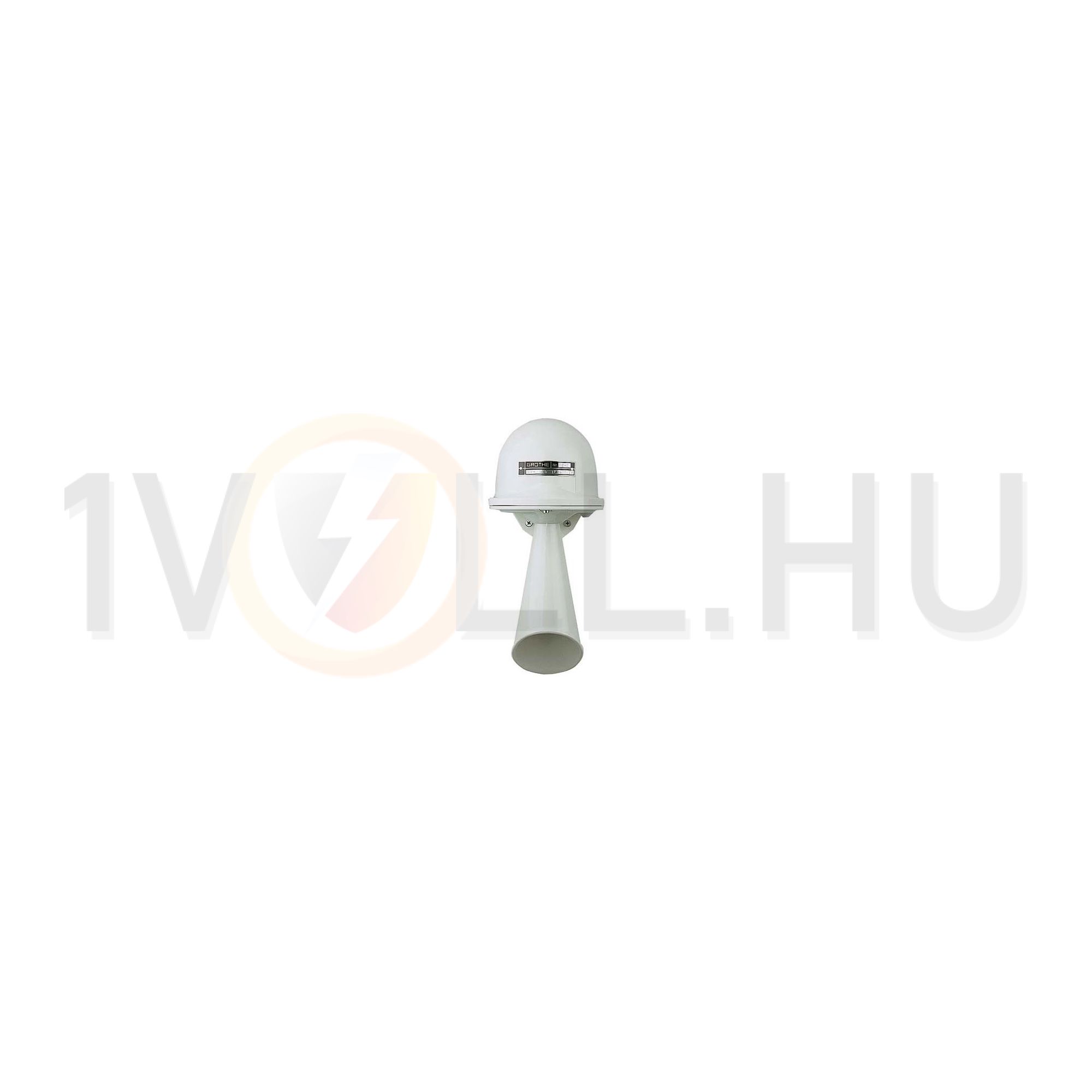 Jelzőkürt bézs 100dB folyamatos hang 0.15A/ 230V AC műanyag IP54 HUPE 640 230 V AC GROTHE - 32017