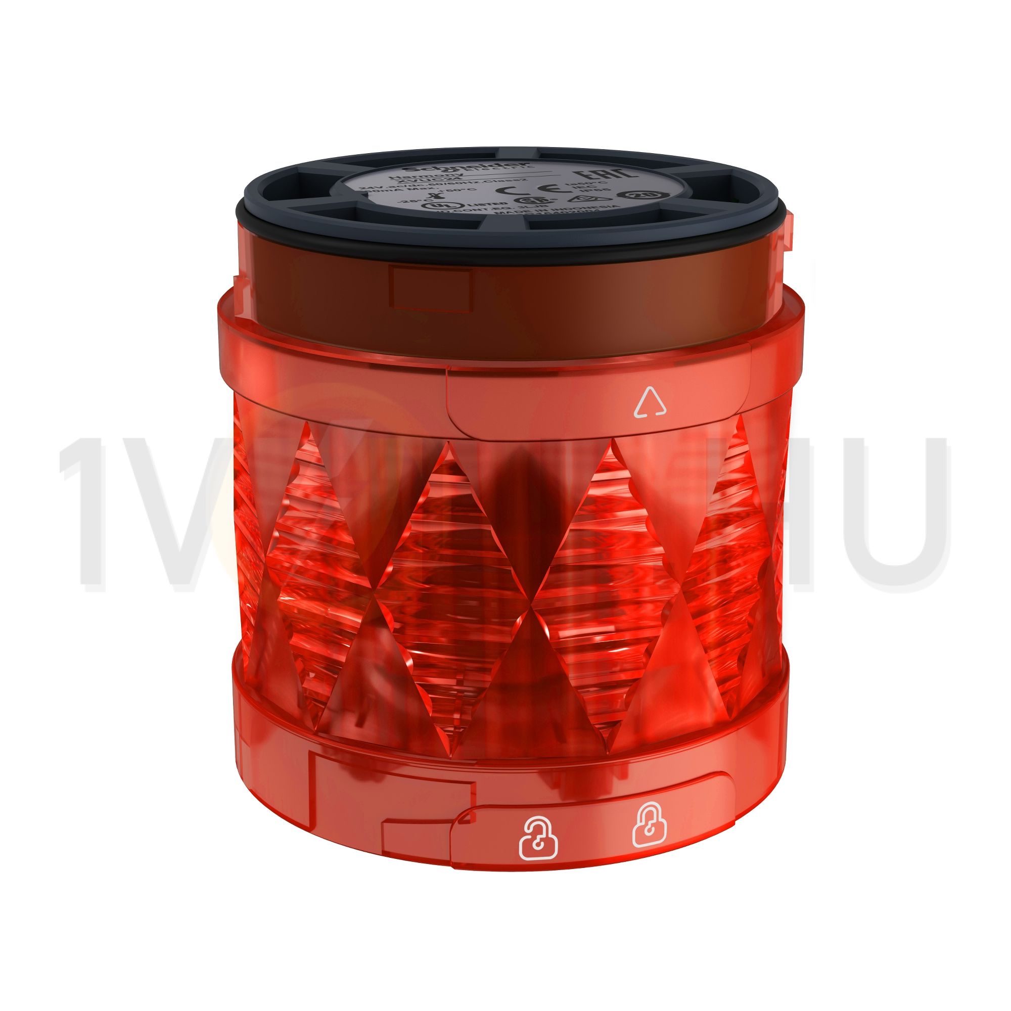 Jelzőoszlop-világítómodul folyamatos piros 24V/AC50Hz 24V/DC LED IP65 Harmony XVU-C Schneider - XVUC24