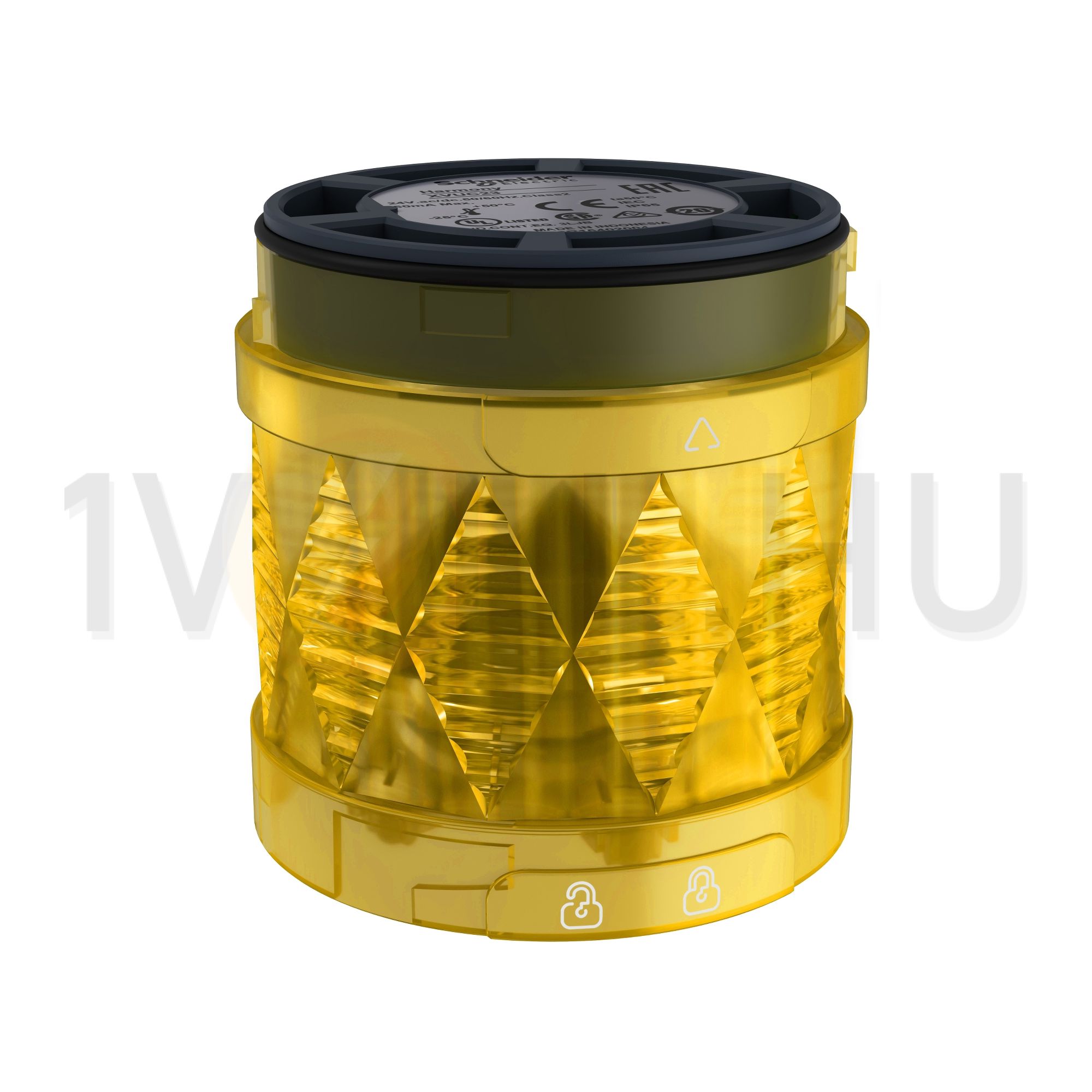 Jelzőoszlop-világítómodul folyamatos sárga 24V/AC50Hz 24V/DC LED IP65 Harmony XVU-C Schneider - XVUC28