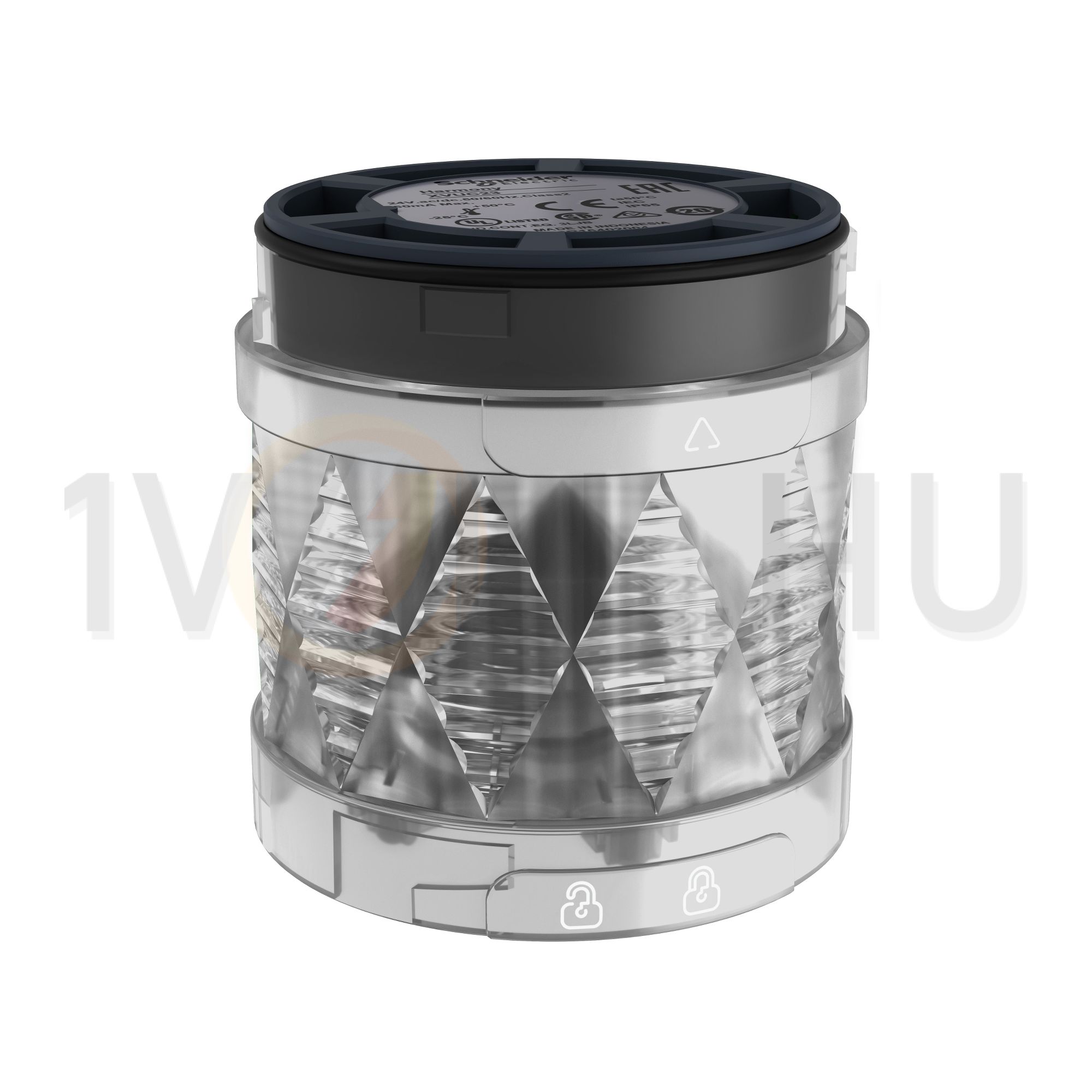 Jelzőoszlop-világítómodul folyamatos víztiszta 24V/AC50Hz 24V/DC LED IP65 Harmony XVU-C Schneider - XVUC27