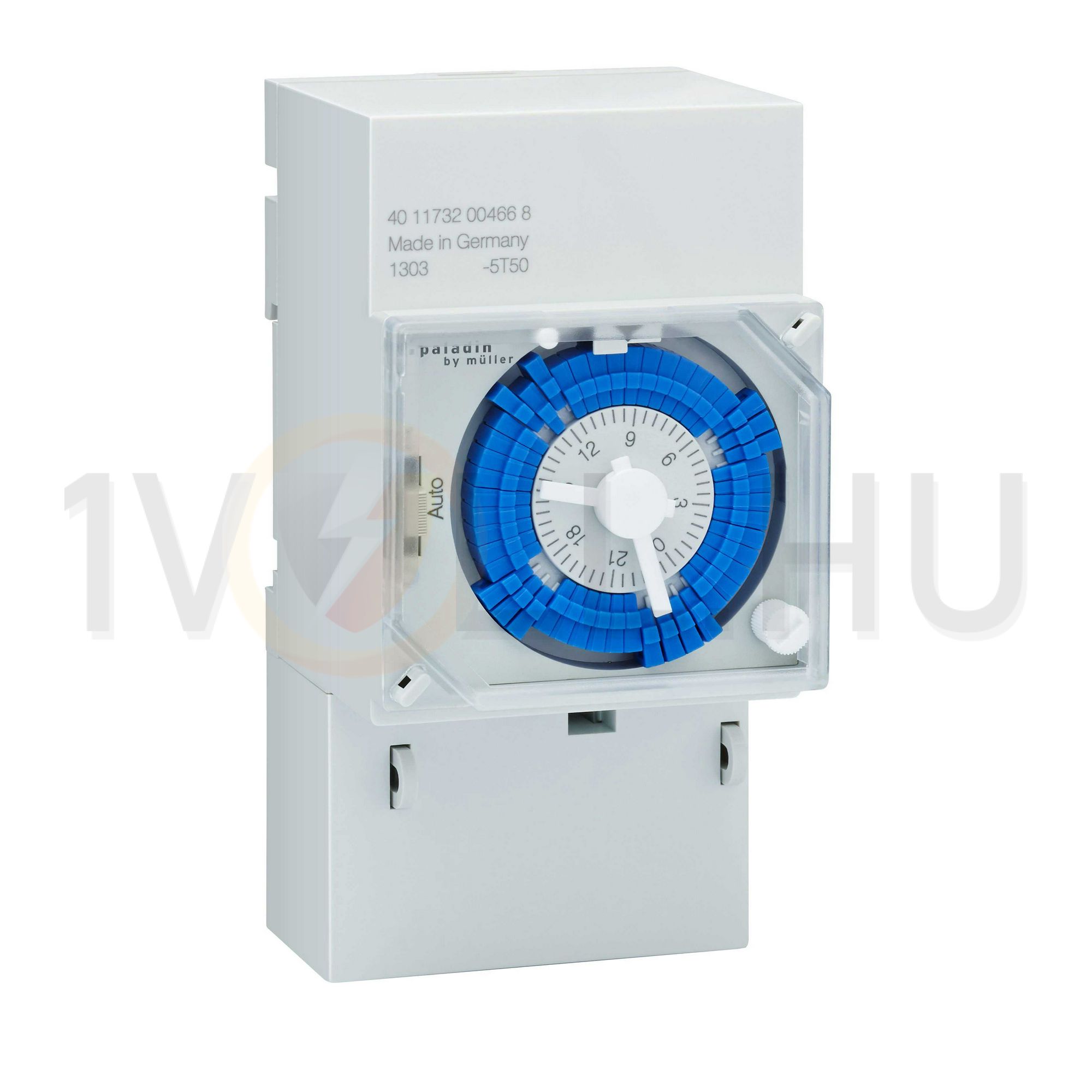 Kapcsolóóra sorolható analóg 2000W kvarc 1csatorna napi heti 3M 16A 131 420 Paladin Hugo Müller - 131420