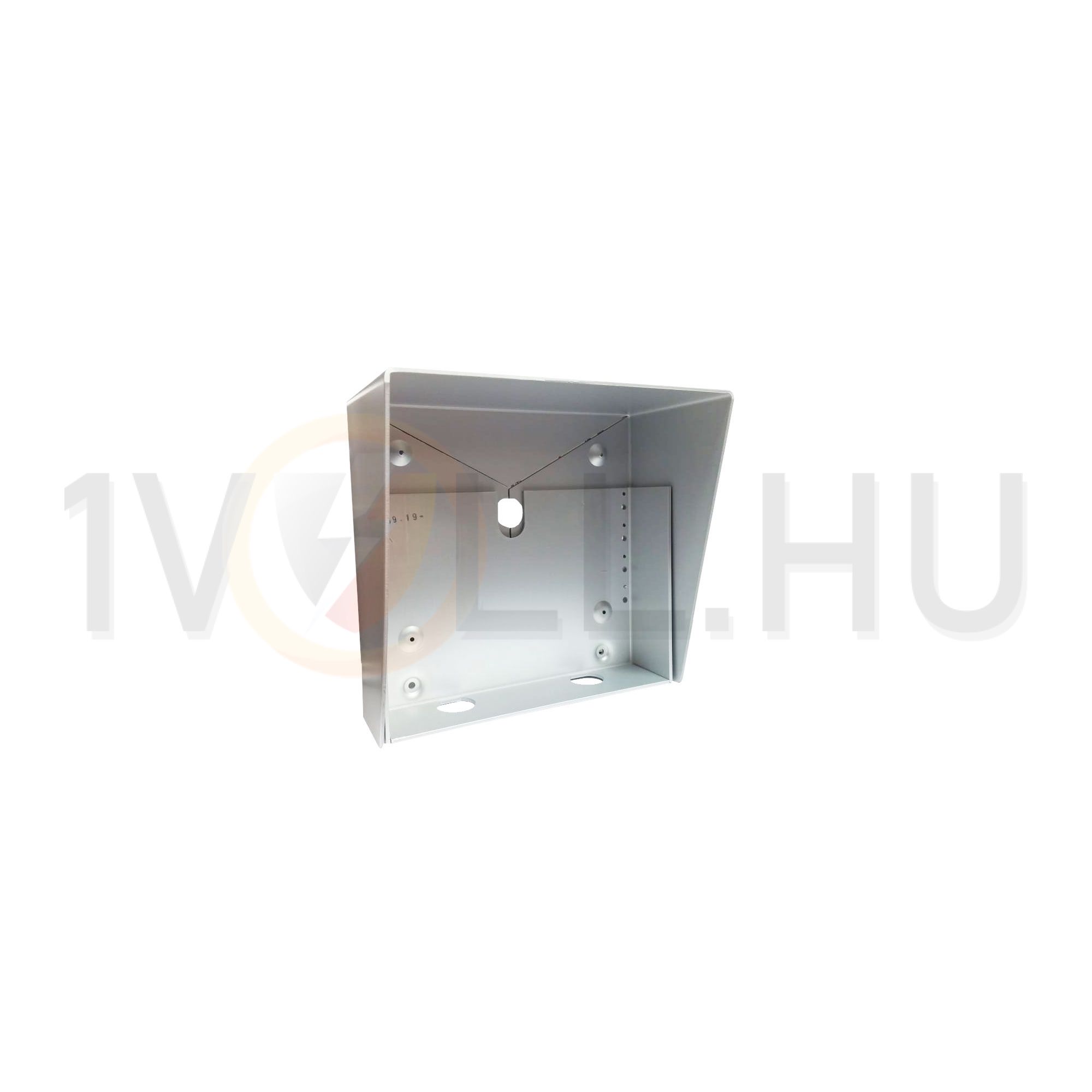 Kaputábla esővédő keret 2-soros táblához 4-10 gomb 2-egység falonkívüli alumínium 925 URMET - 725/721