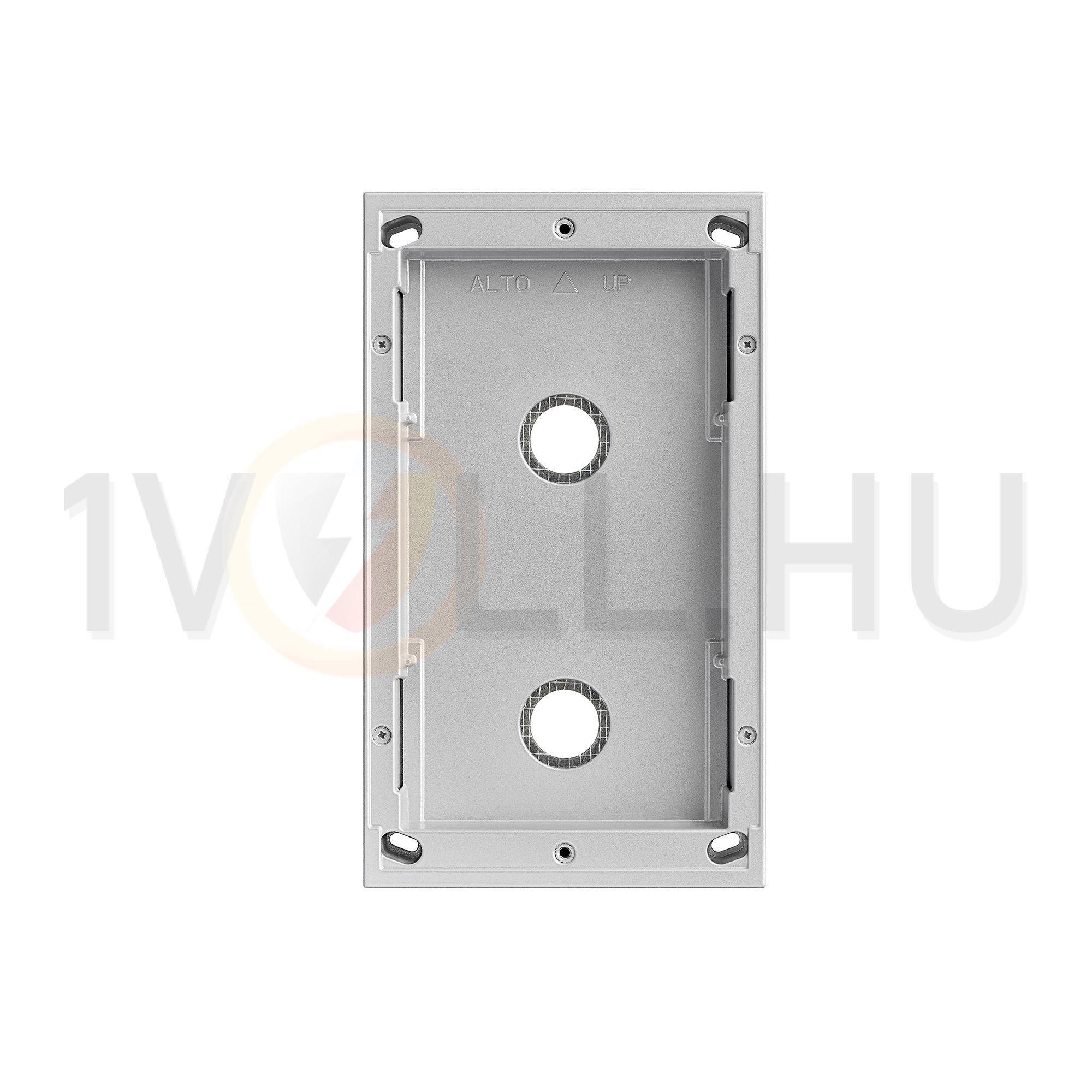Kaputábla falonkívüli doboz 2-egység falonkívüli alumínium szürke Alpha URMET - 1168/312
