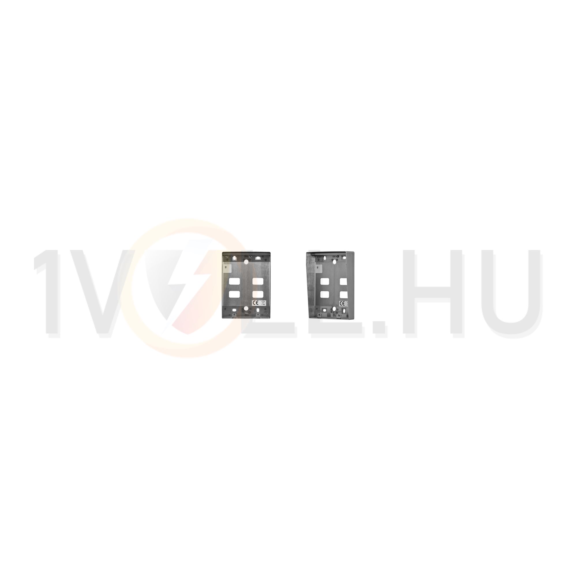 Kaputábla falonkívüli ház esővédővel 2-soros táblához 2-egység falonkívüli nemesacél Matibus MIWI - 5025/OPD2