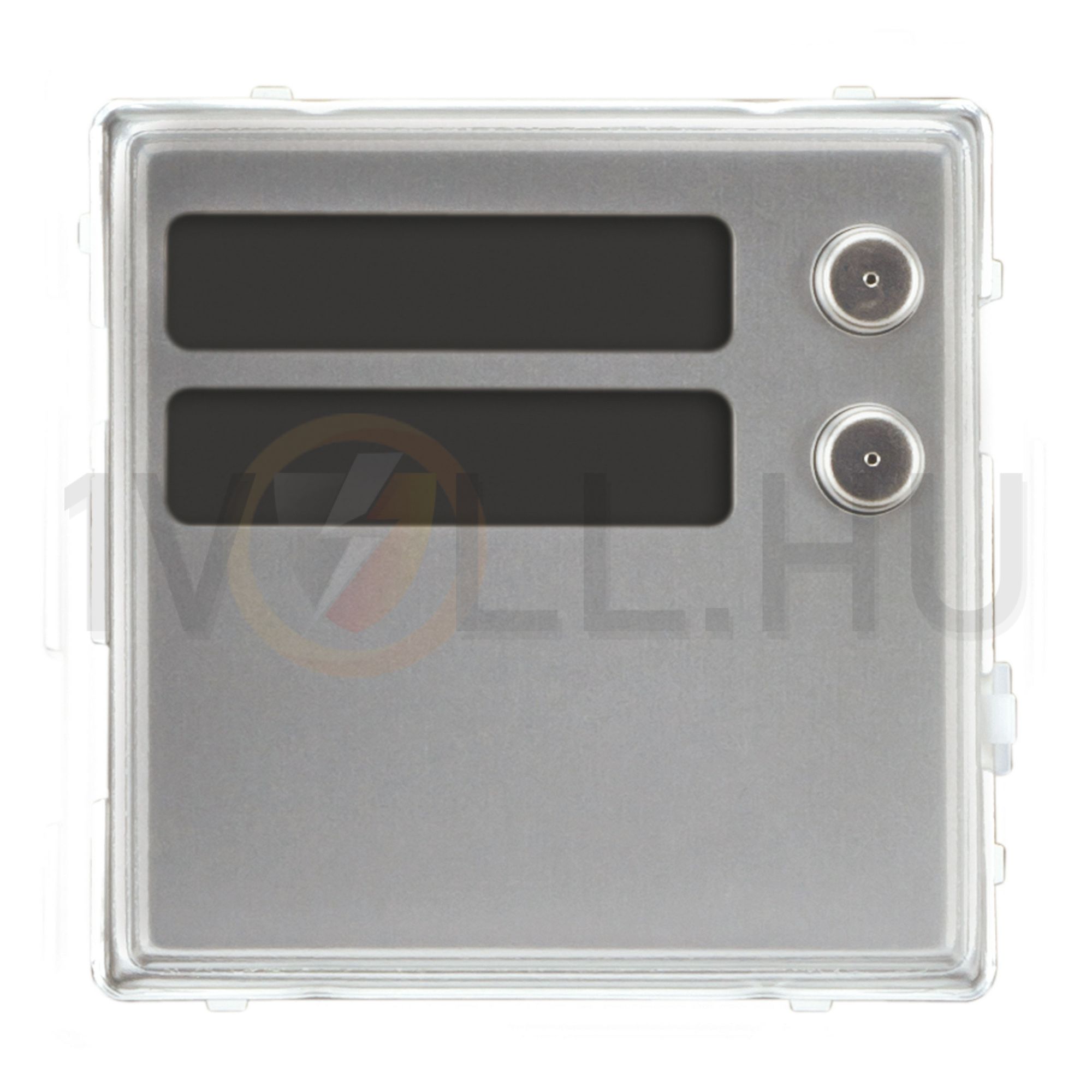 Kaputábla hívómodul 2-gomb IP42 süllyesztett téglalap alumínium nemesacél Sinthesi S2 URMET - 1148/12