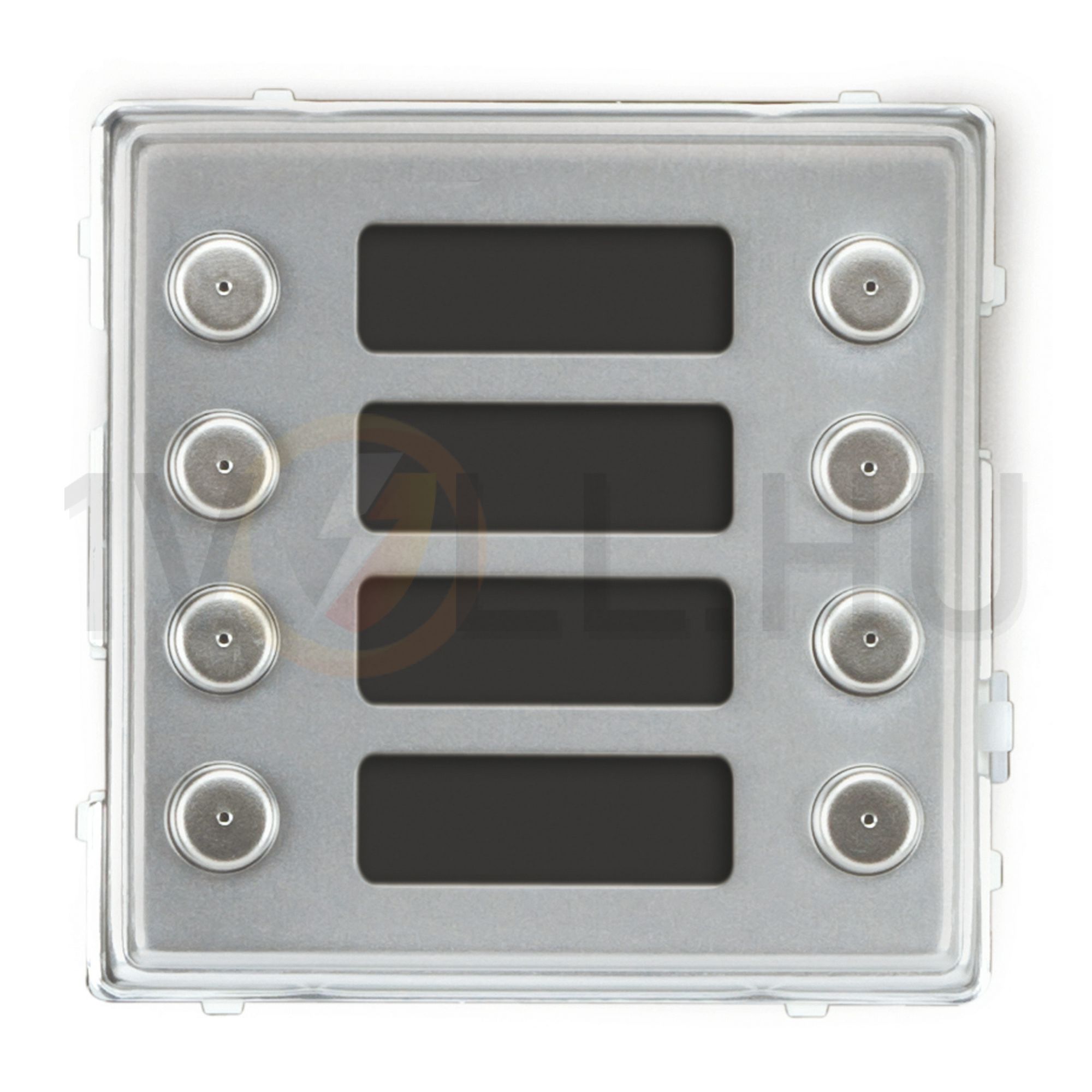 Kaputábla hívómodul 2x4-gomb IP42 süllyesztett téglalap alumínium nemesacél Sinthesi S2 URMET - 1148/18