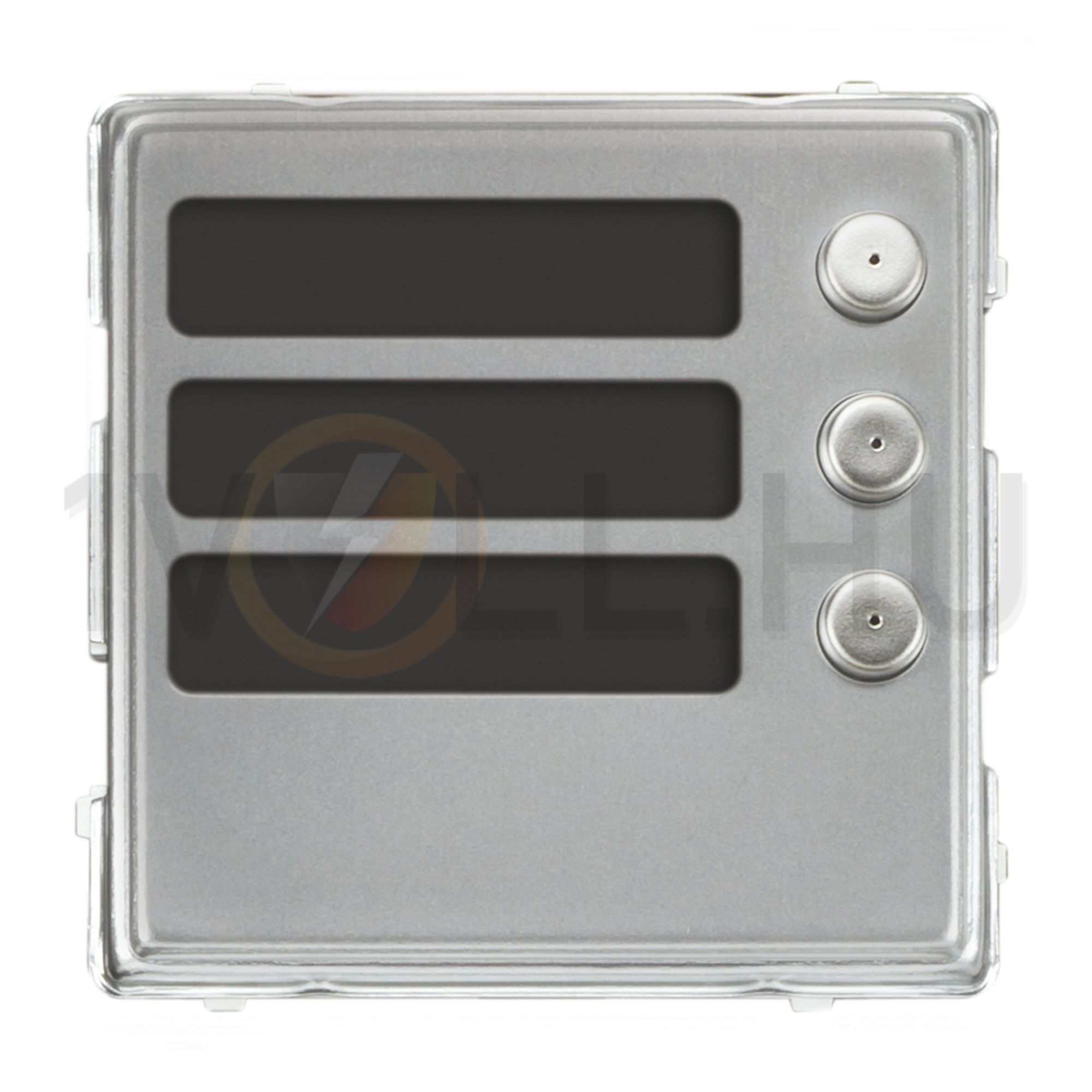 Kaputábla hívómodul 3-gomb IP42 süllyesztett téglalap alumínium nemesacél Sinthesi S2 URMET - 1148/13