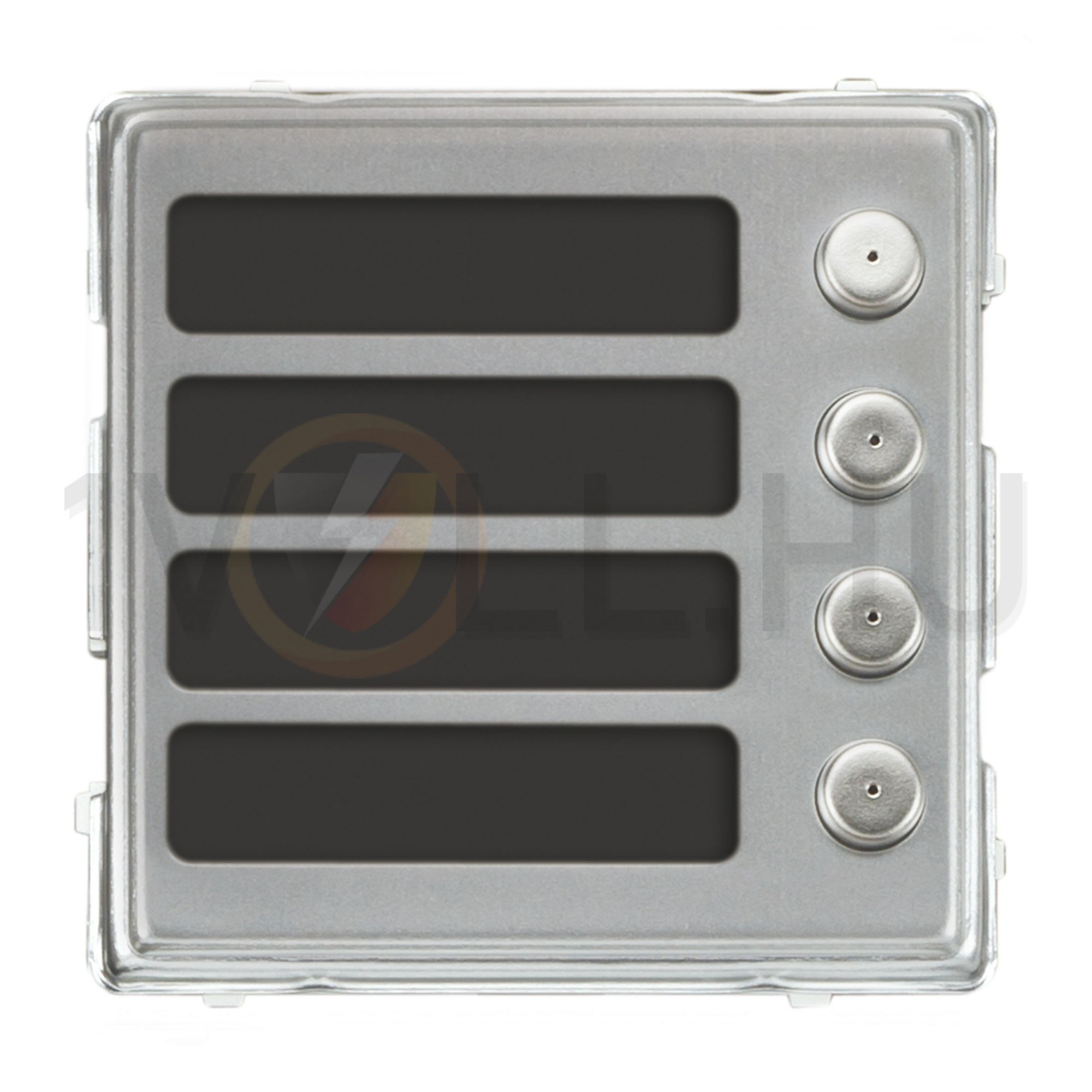 Kaputábla hívómodul 4-gomb IP42 süllyesztett téglalap alumínium nemesacél Sinthesi S2 URMET - 1148/14