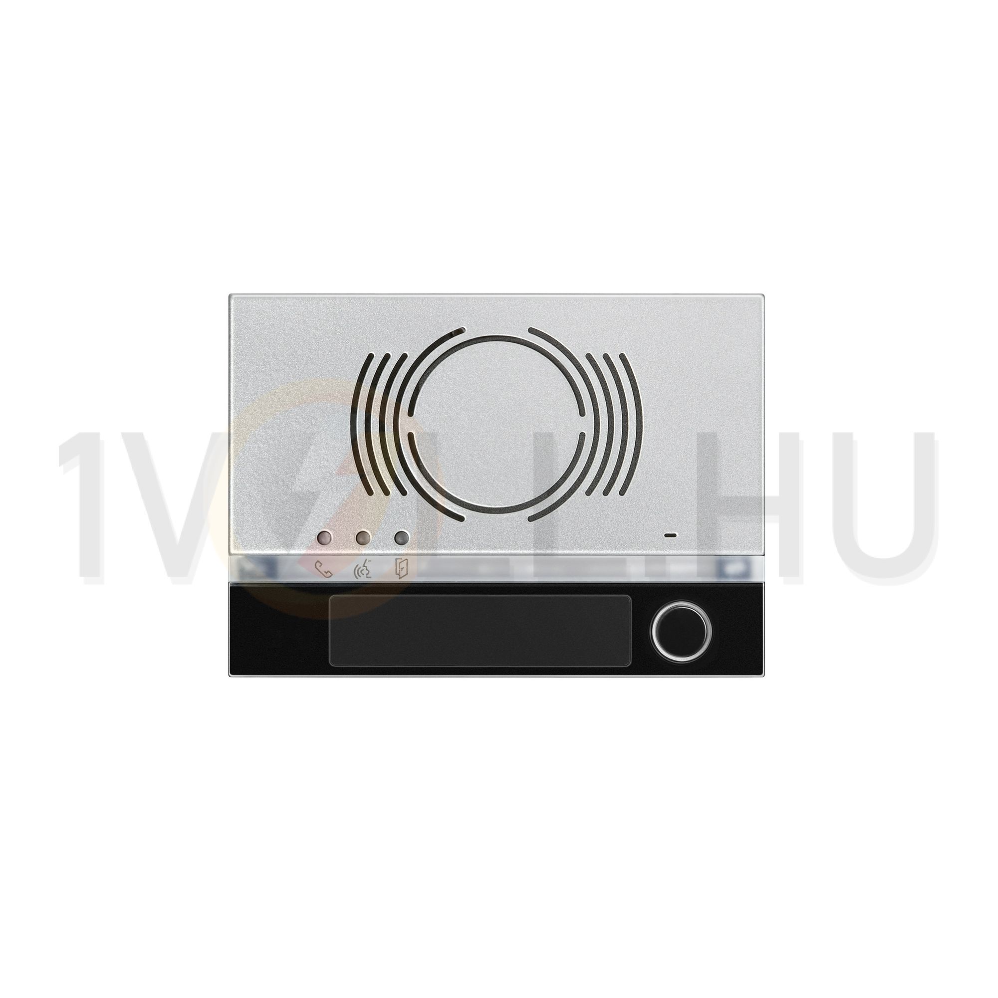 Kaputábla modul előlap 1-gombos 1083/38-hoz 1-es falonkívüli acél szürke Alpha URMET - 1168/131