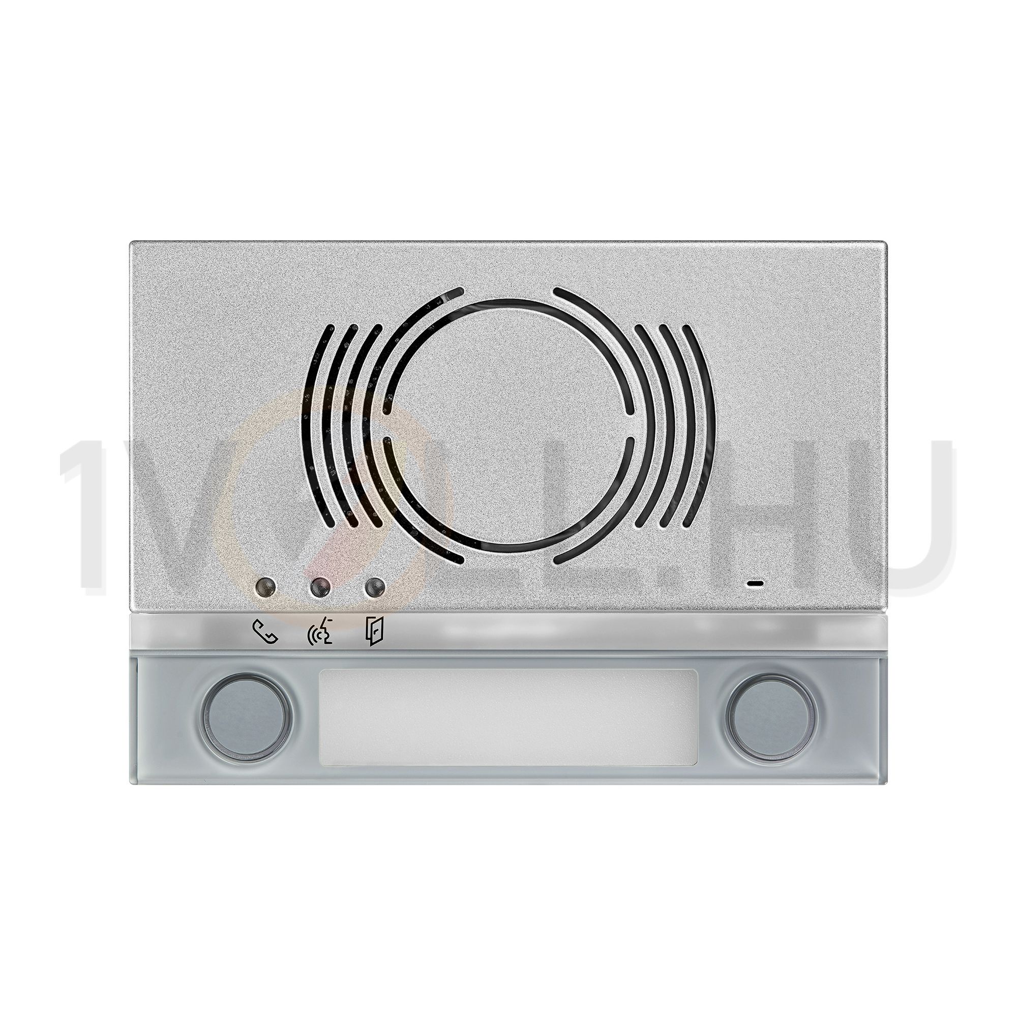 Kaputábla modul előlap audió 2-gombos 1083/38-hoz falonkívüli műanyag szürke Alpha URMET - 1168/132G