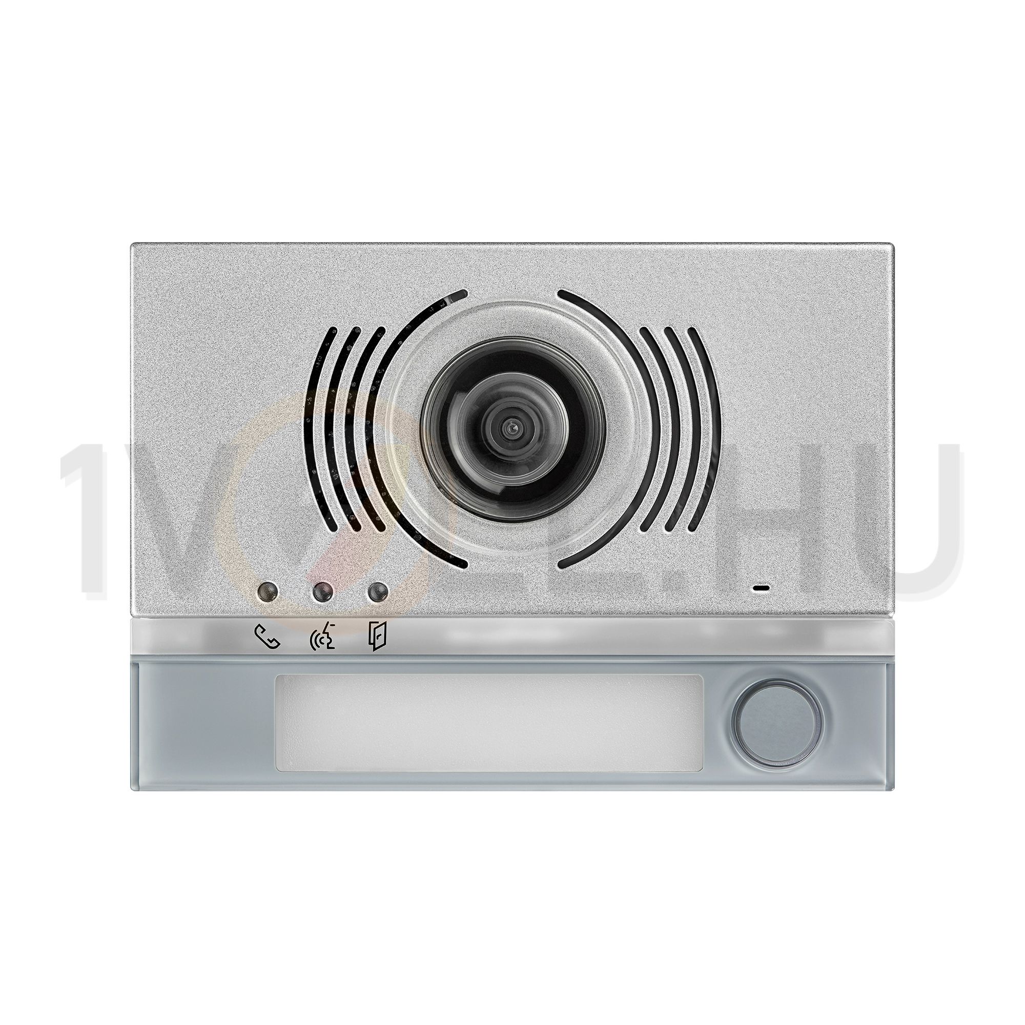 Kaputábla modul előlap videó 1-gombos 1083/48-hoz falonkívüli műanyag szürke Alpha URMET - 1168/141G