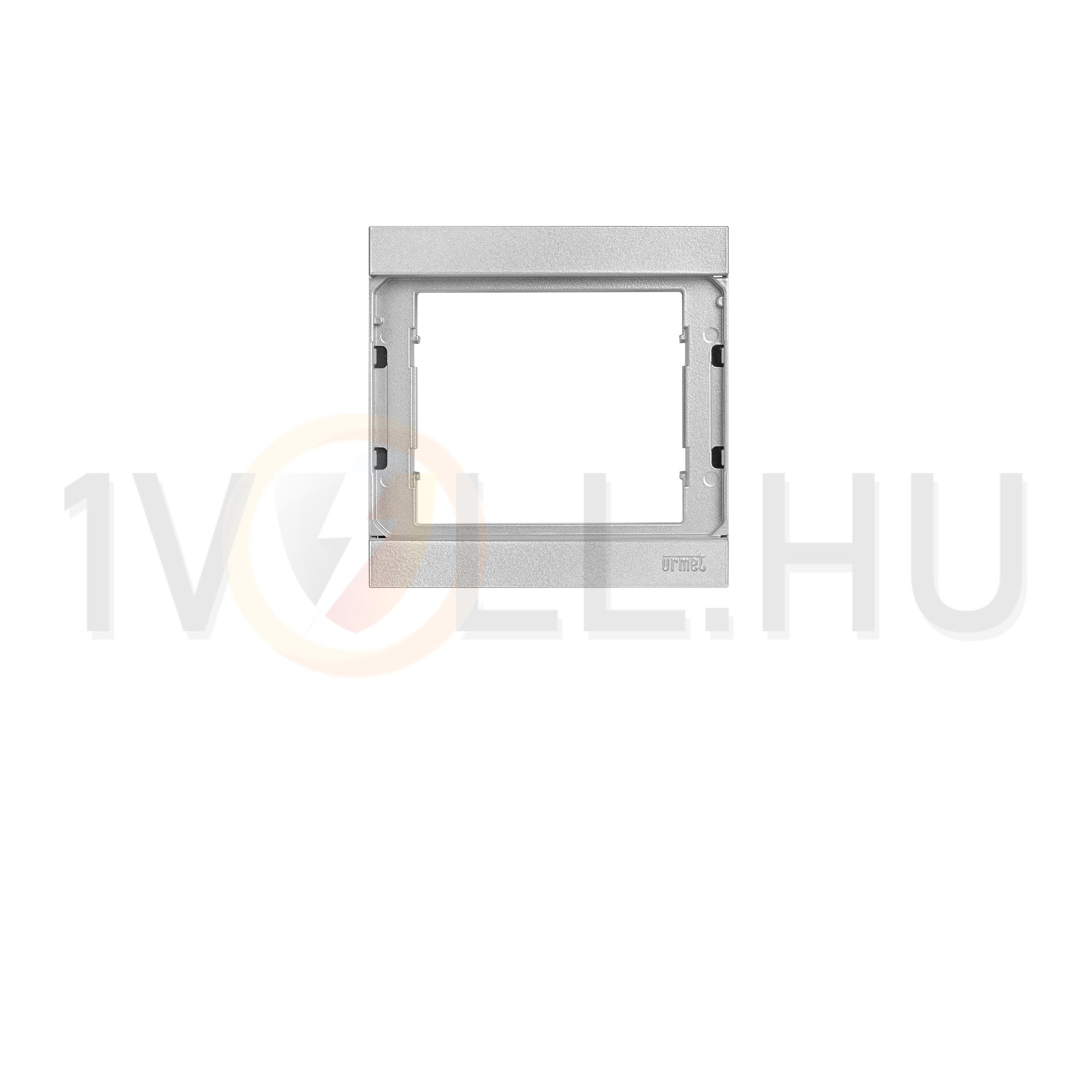 Kaputábla szerelőkeret 1-egység süllyesztett alumínium szürke Alpha URMET - 1168/61