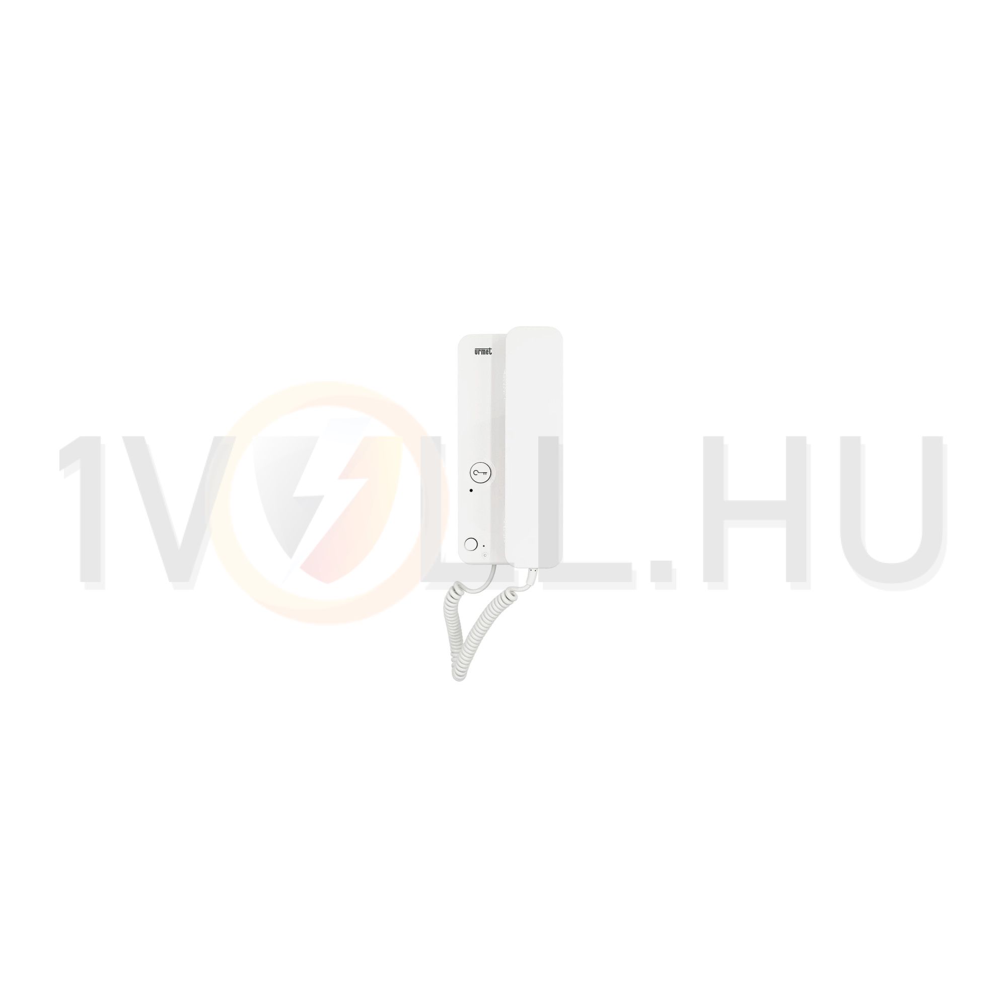 Kaputelefon audio lakáskészülék audió 2Voice  kézibeszélővel falonkívüli fehér Miro URMET - 1189/1