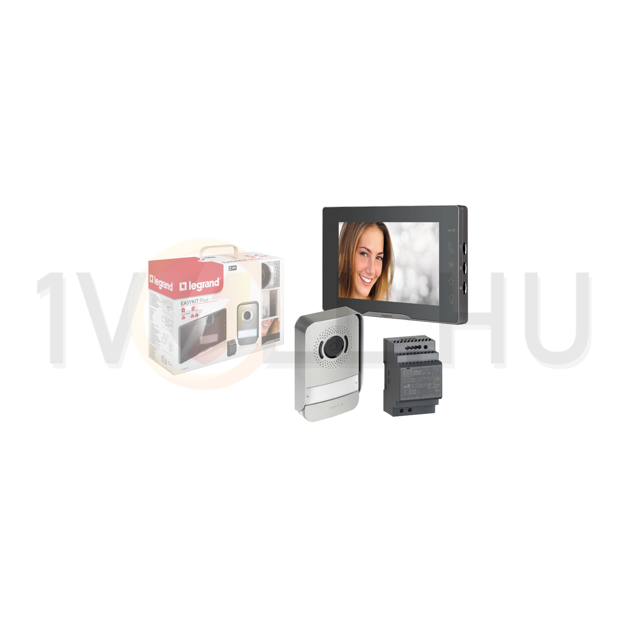 Kaputelefon készlet 1lakás bővíthető színes video 2-erű 7