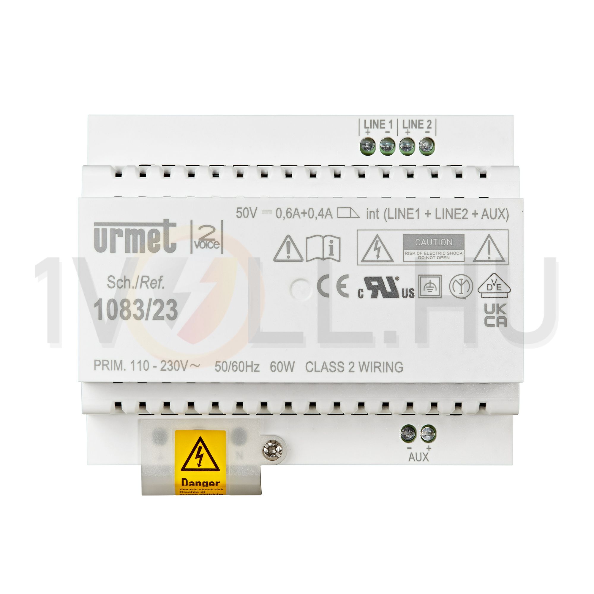 Kaputelefon tápegység 2Voice riser osztóhoz 6M URMET - 1083/23