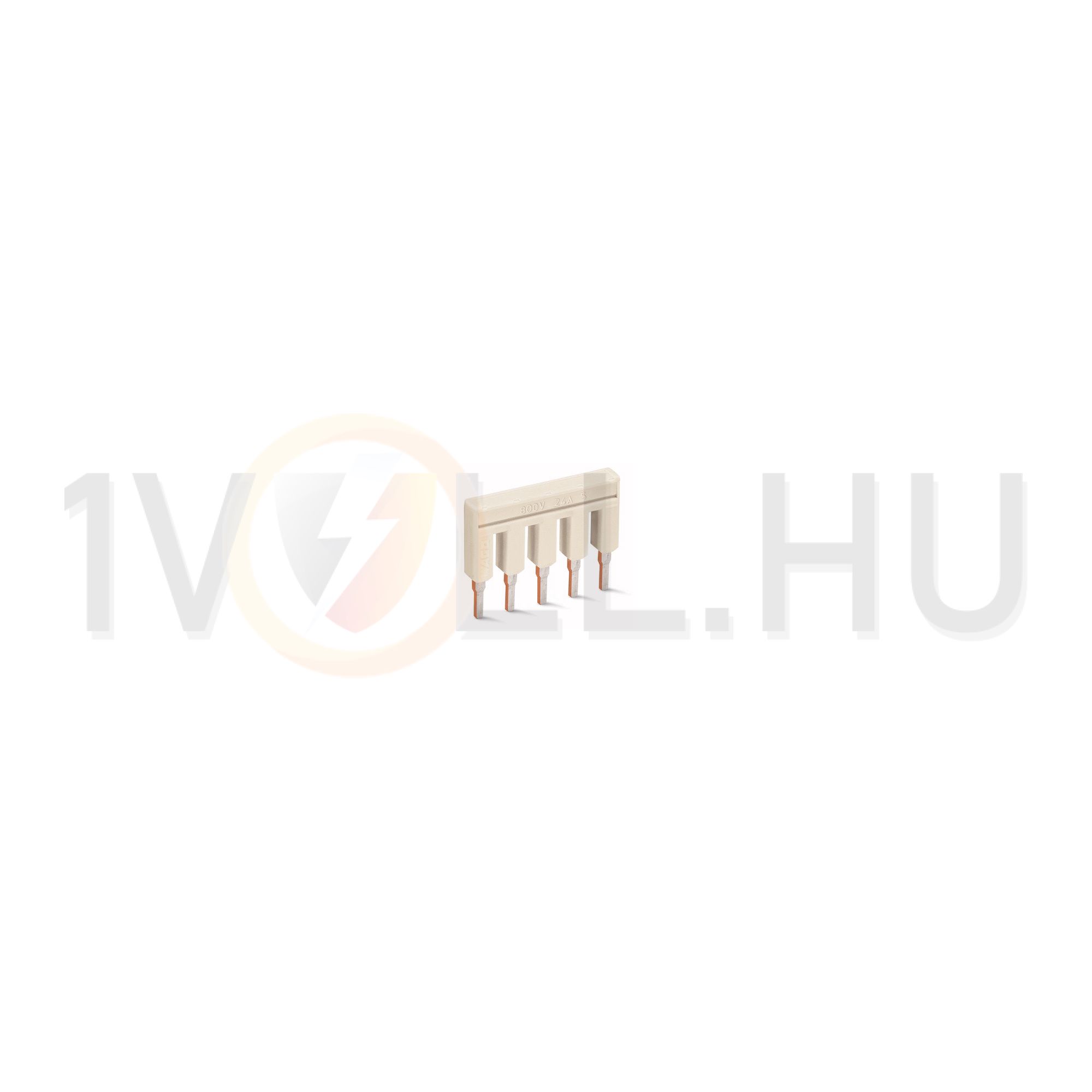 Keresztösszekötő 2,5mm2 sorkapocshoz (2002-) 5P szigetelt szürke TOPJOB S WAGO - 2002-405