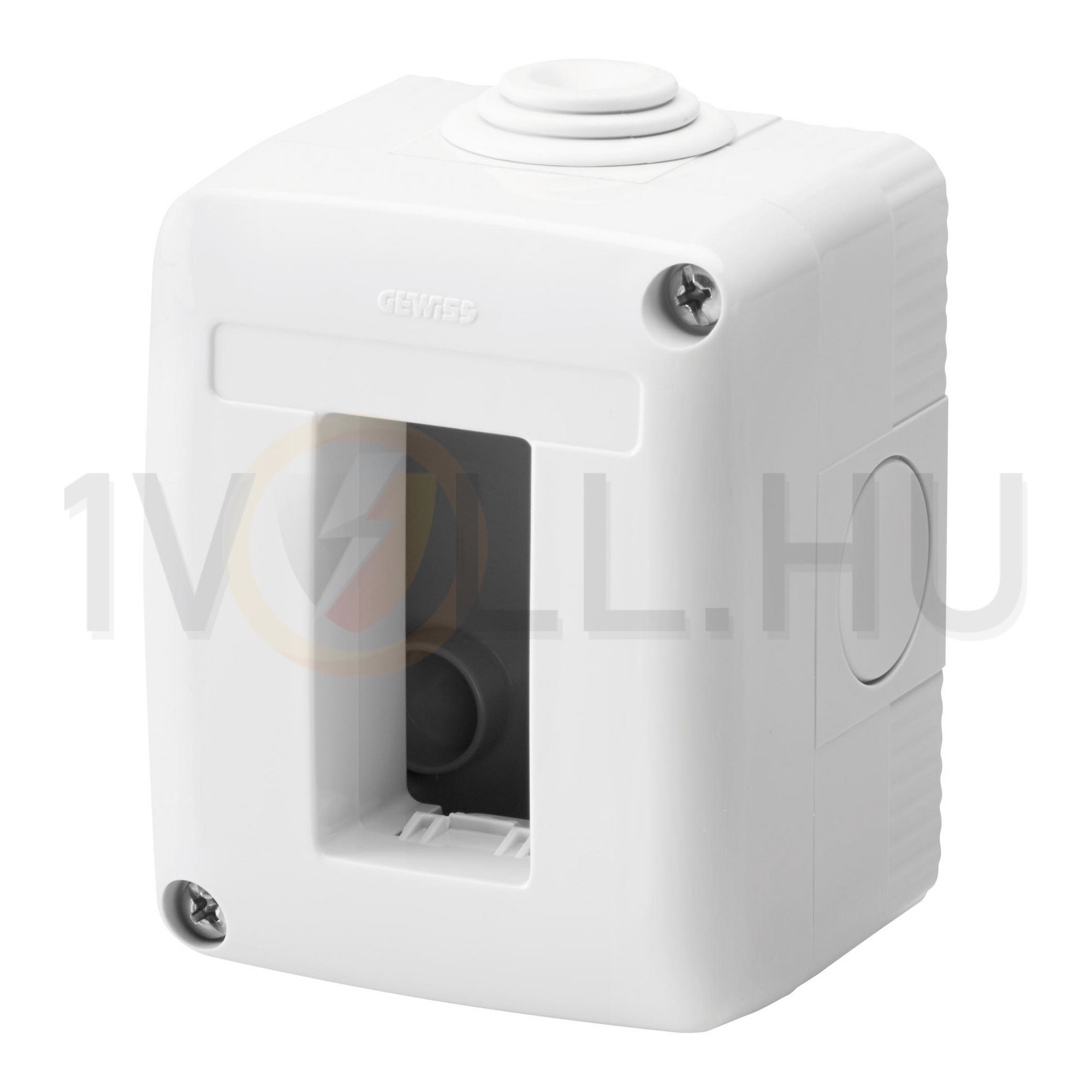 System szerelvénydoboz 1M 1-egység függőleges szürke műanyag IP40 27Combi GEWISS - GW27001