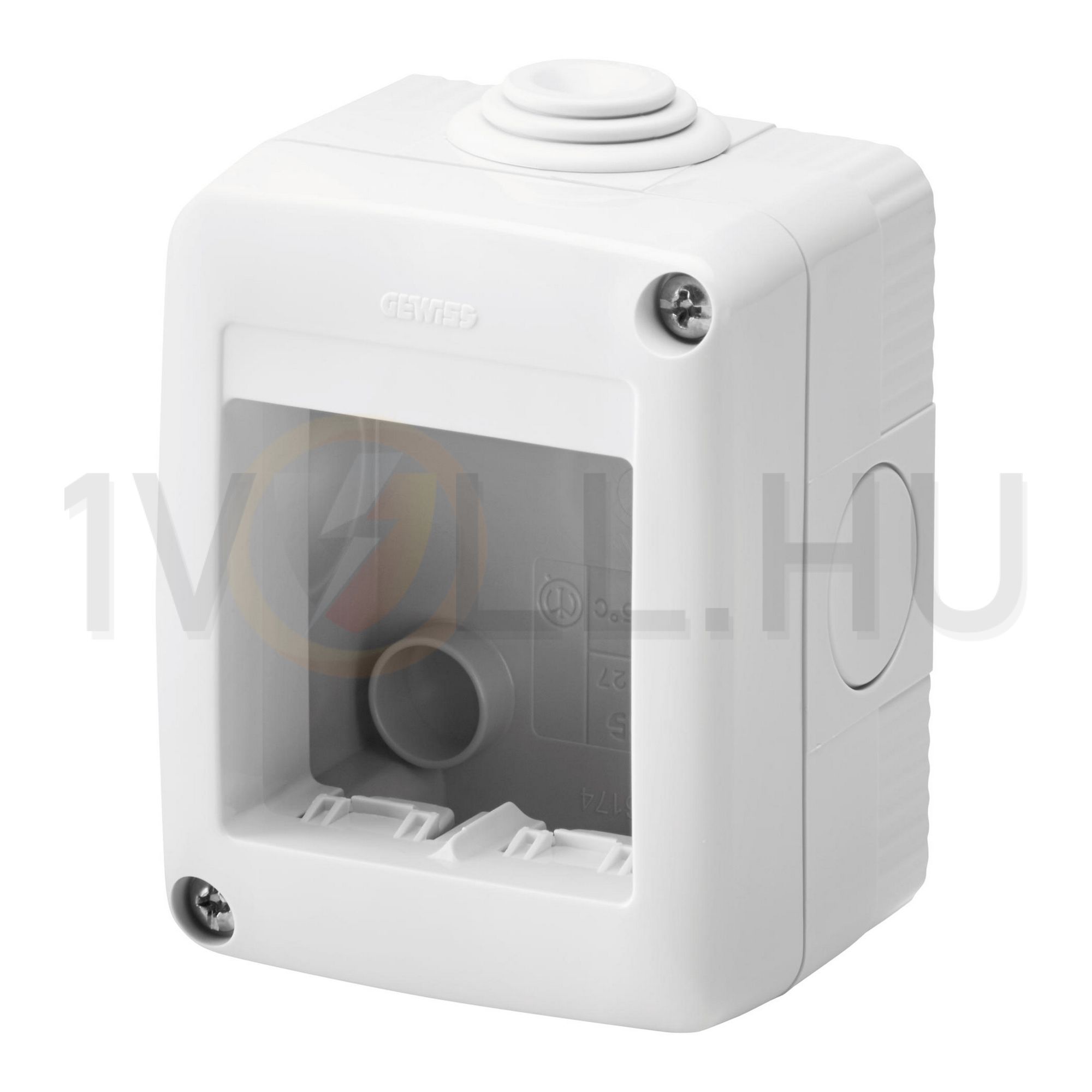 System szerelvénydoboz 2M 1-egység függőleges szürke műanyag IP40 27Combi GEWISS - GW27002