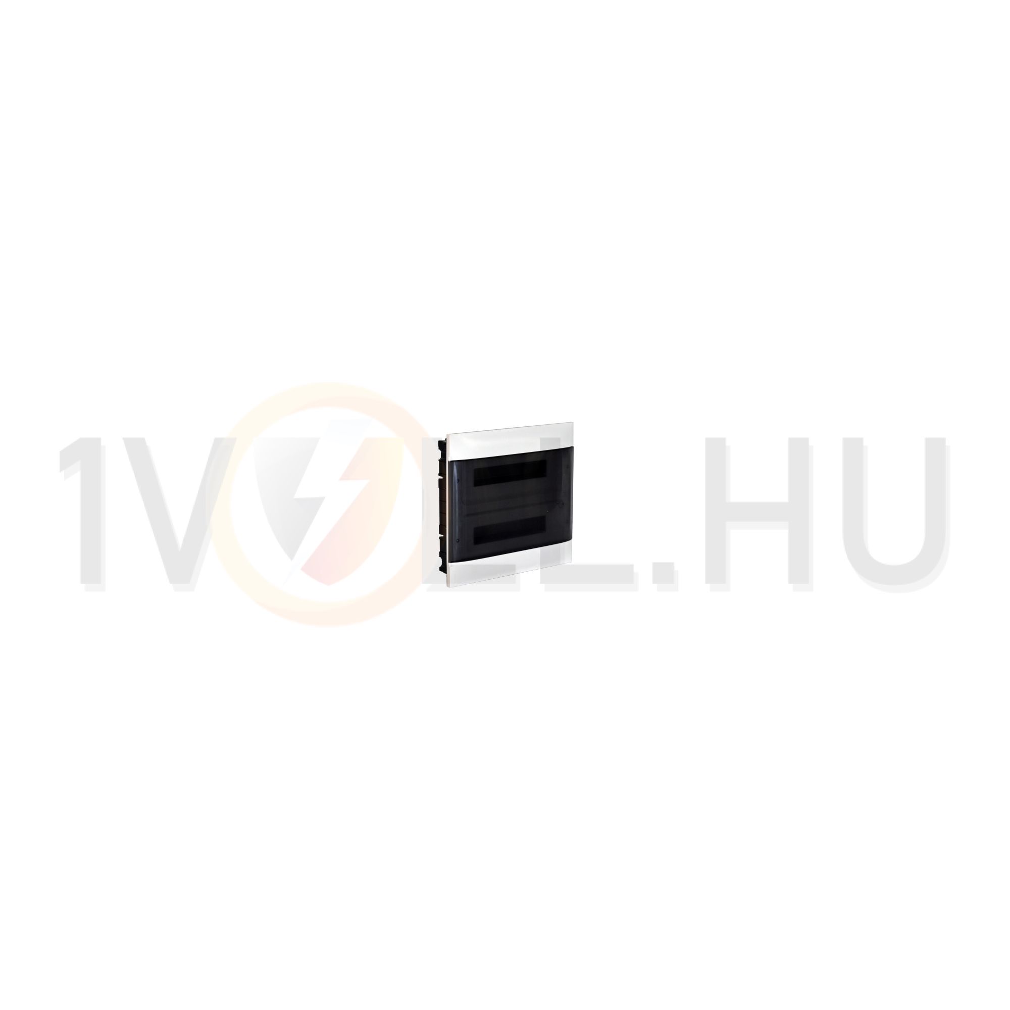 Kiselosztó PE/N-sín 90A műanyag 2x 18M süllyesztett fehér IP40 átlátszó ajtó PractiboxS LEGRAND - 137157