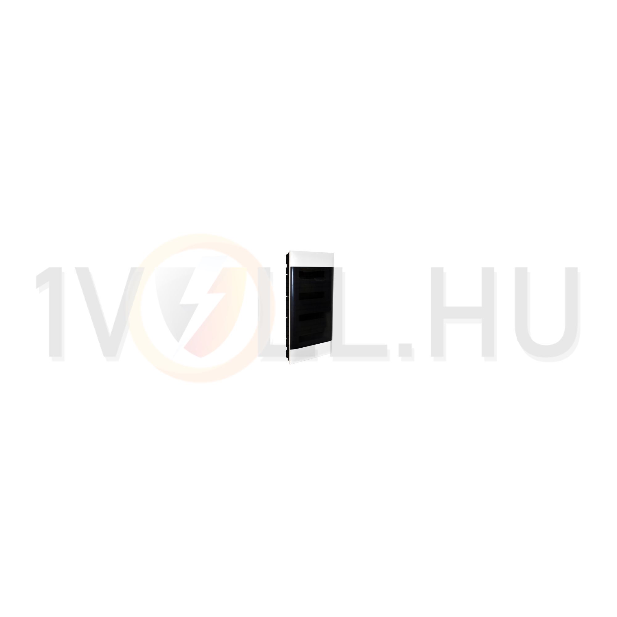 Kiselosztó PE/N-sín 90A műanyag 4x 12M süllyesztett fehér IP40 átlátszó ajtó PractiboxS LEGRAND - 135154