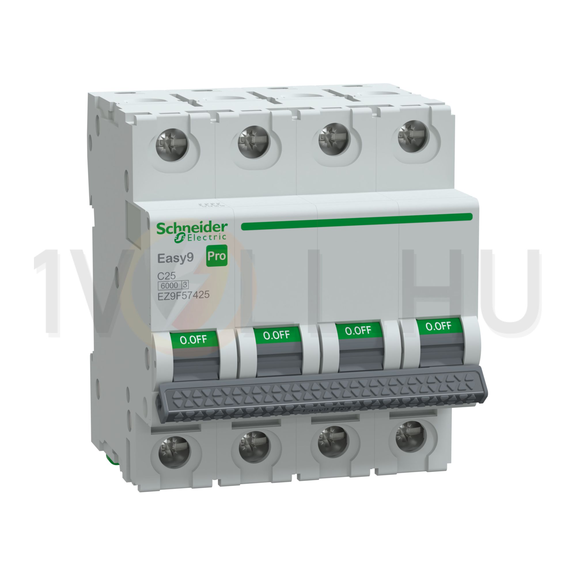 Kismegszakító 25A 4P C-jelleg 415V AC 6kA/60898 Easy9 Pro Schneider - EZ9F57425