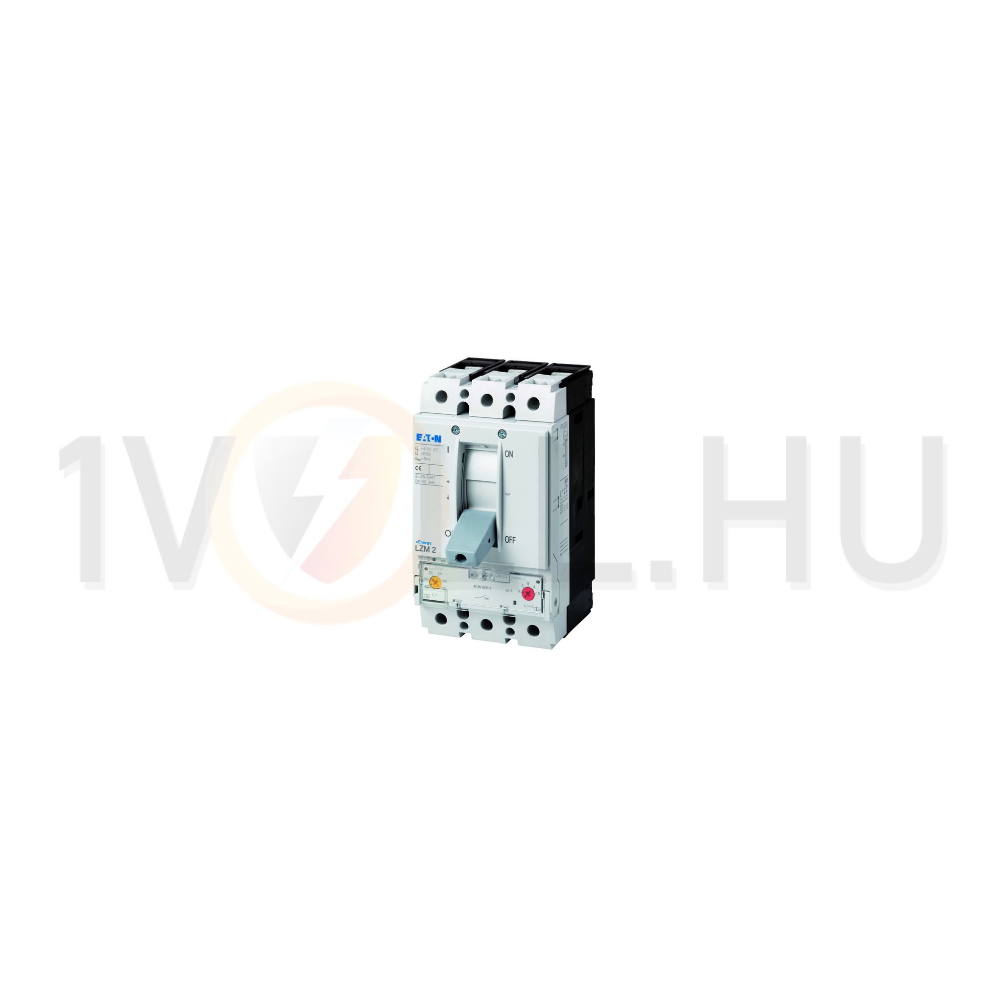 Kompakt megszakító berendezés/kábelvédő 3P fix 200A 160-200A-hő 36kA 690V LZMC2-A200-I EATON - 111939