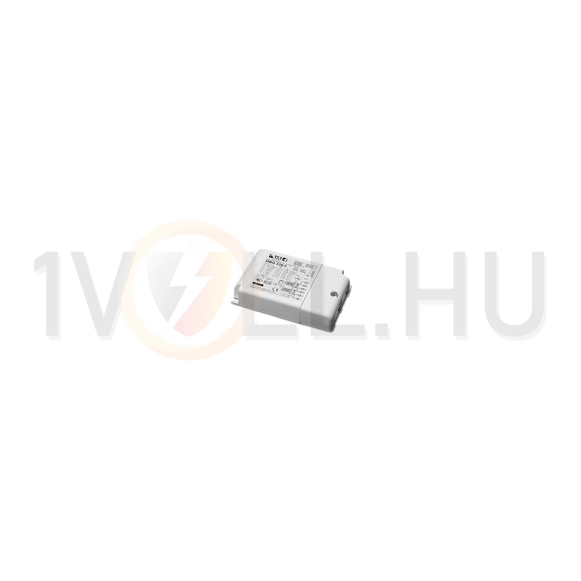 Kompaktfénycső előtét 2x26-26W elektronikus multiwatt 220-240V TC-D TC-T II-osztály MBQ 226/2 TCI - 137968/226