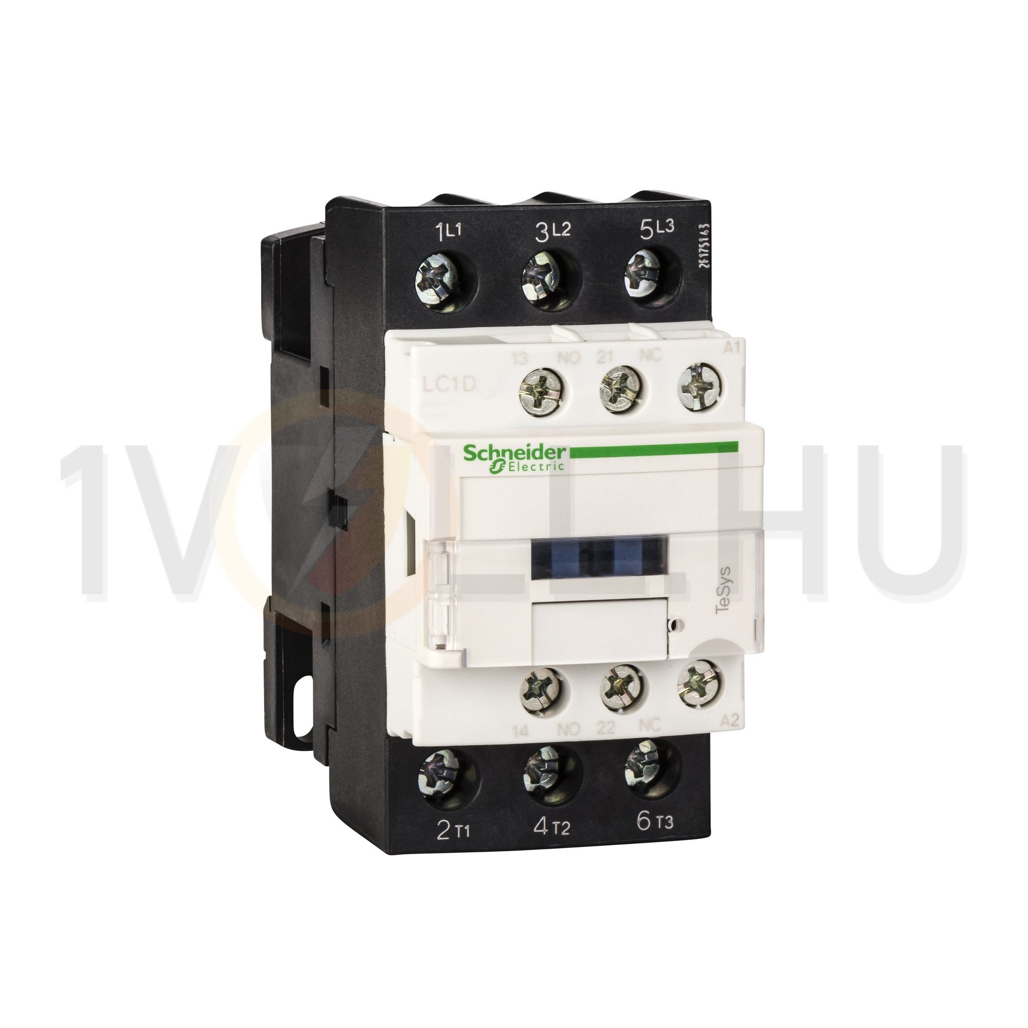 Kontaktor (mágnesk) 11kW/400VAC-3 3-Z 230VAC 1-z 1-ny csavaros 40A/AC-1/400V TeSys LC1D Schneider - LC1D25P5