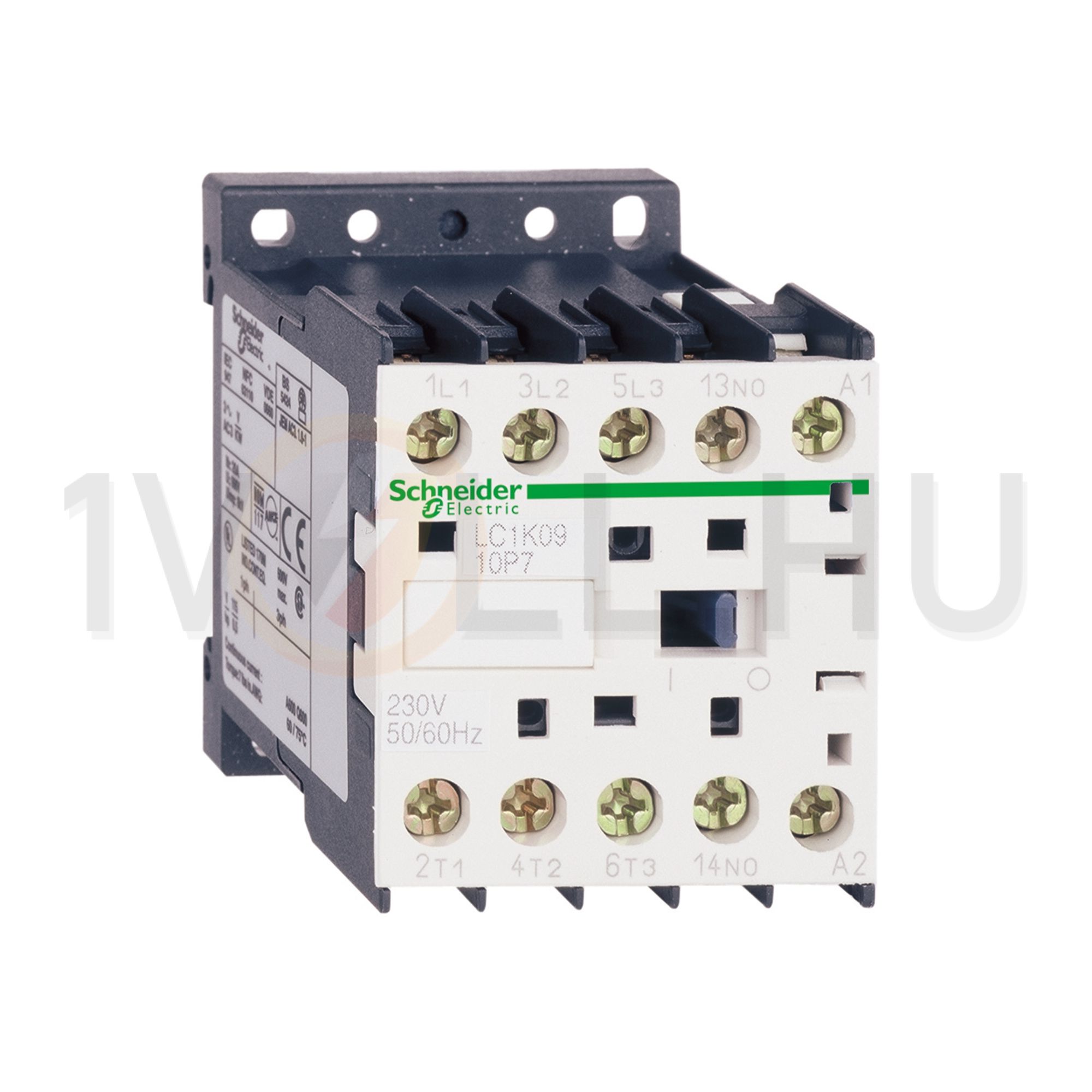 Kontaktor (mágnesk) 2.2kW/400VAC-3 3-Z 230VAC 1-z csavaros TeSys LC1K Schneider - LC1K0610P5