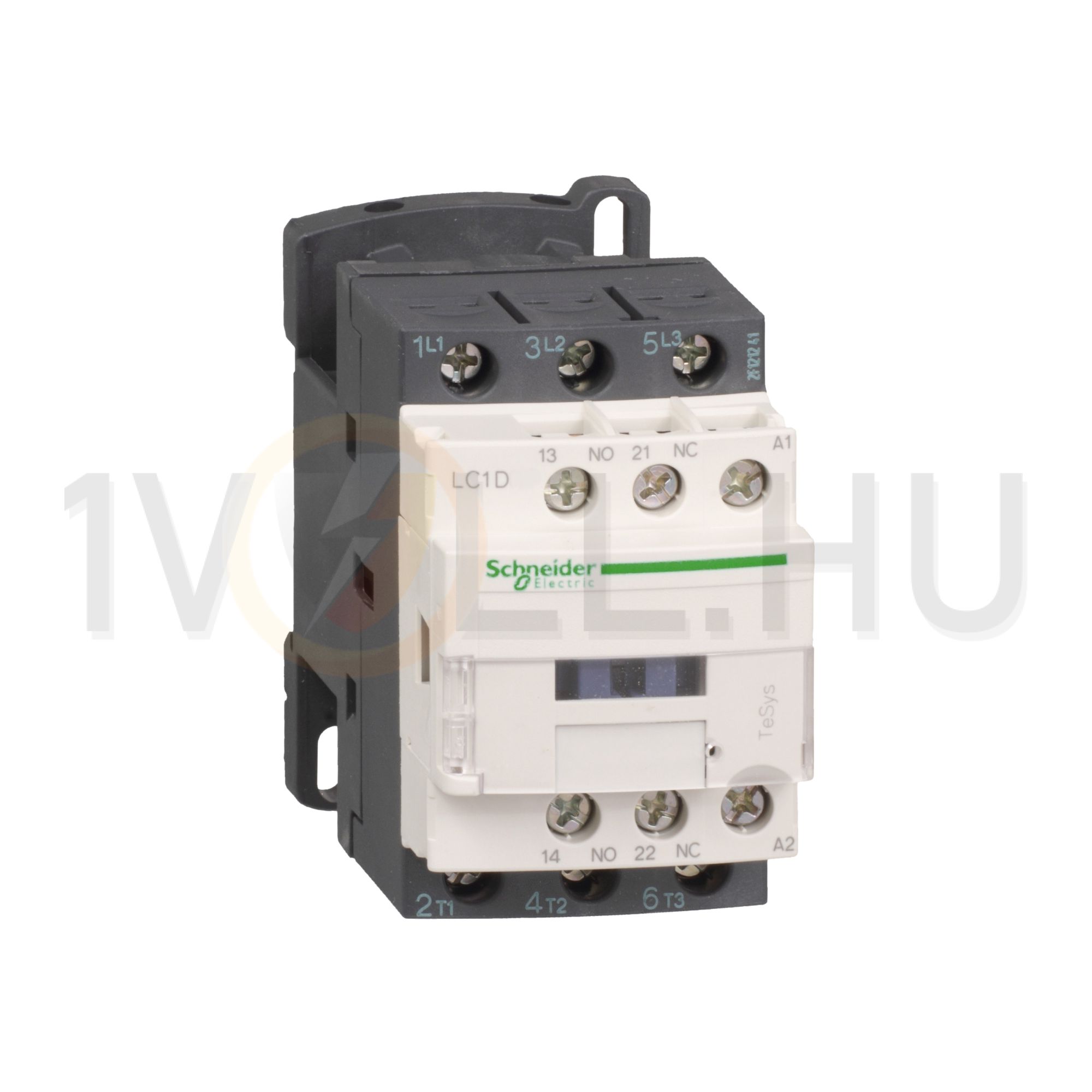 Kontaktor (mágnesk) 5.5kW/400VAC-3 3-Z 230VAC 1-z 1-ny csavaros TeSys LC1D Schneider - LC1D12P5