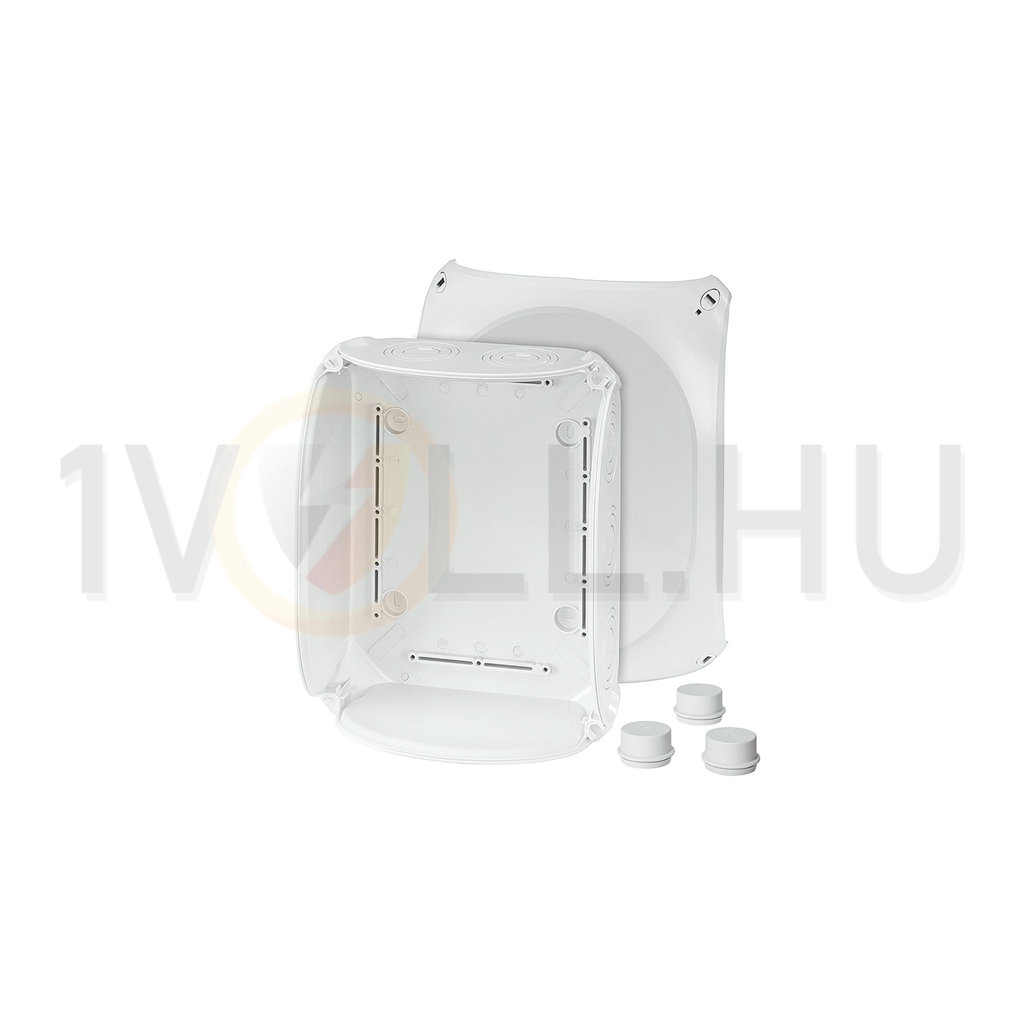 Kötődoboz falonkívüli 205mmx 255mmx 112mm szürke műanyag IP66 12 DK 2500 GZ Hensel - 62000161