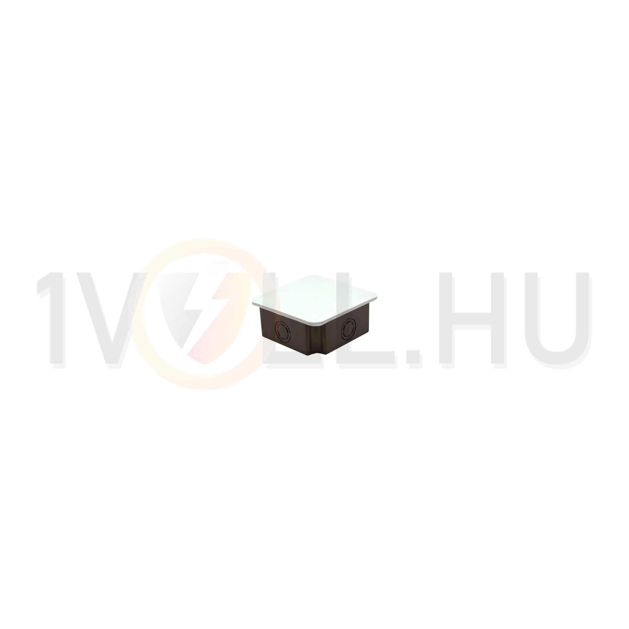 Kötődoboz komplett 100mm x 100mm szürke műanyag IP44 kábel/cső Müdk BUDVILL - T 301 02