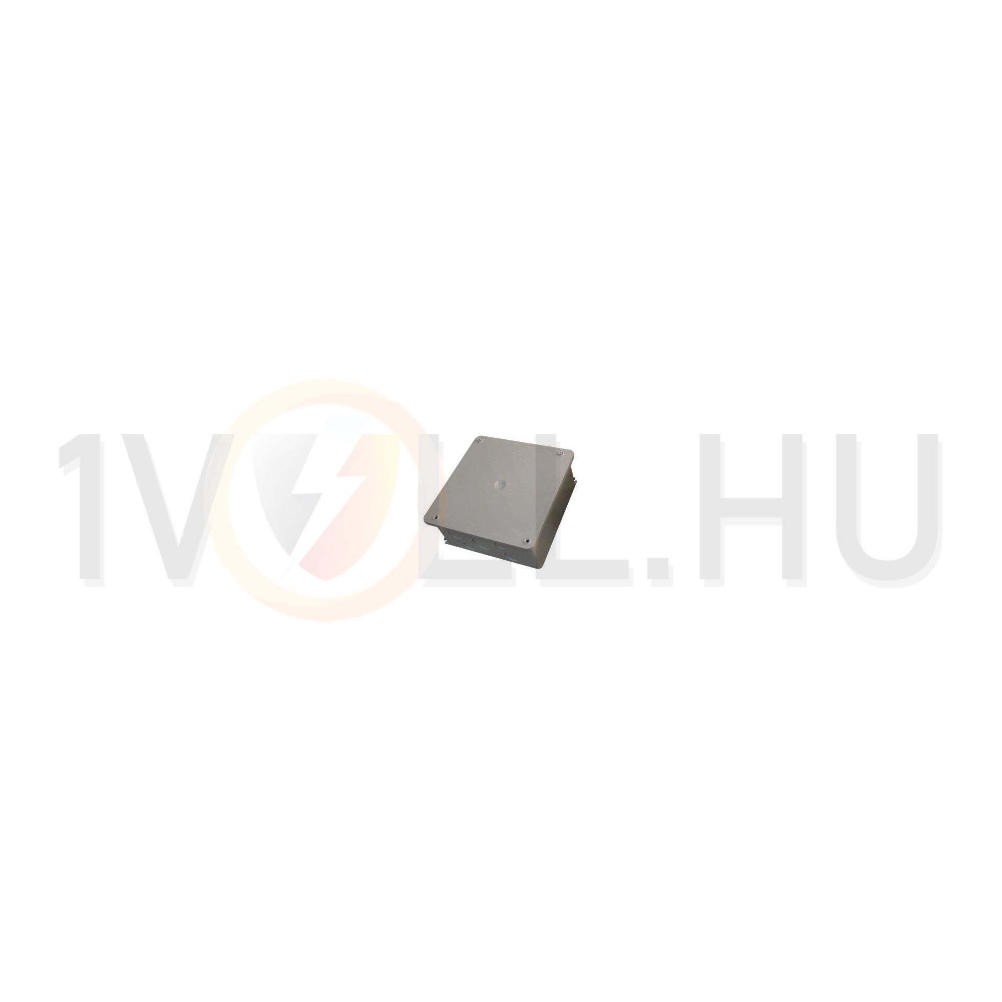 Kötődoboz zárt 250mmx 250mmx szürke műanyag IP44 kábel/cső Müdn BUDVILL - T 301 56