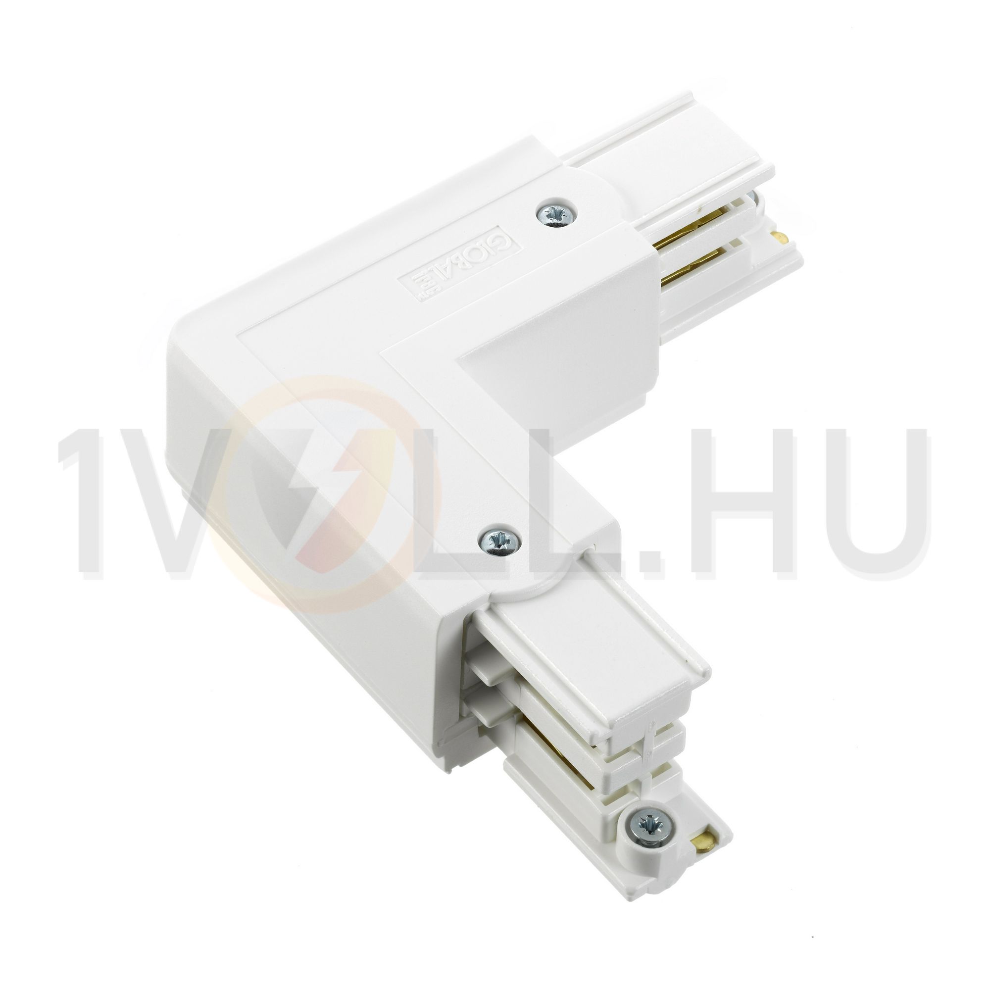 L-kanyarelem 3F világítási sínhez 16A jobb 230-400V 3F falonkívüli fehér alumínium XTS 35-3 LIVAL - 19170353