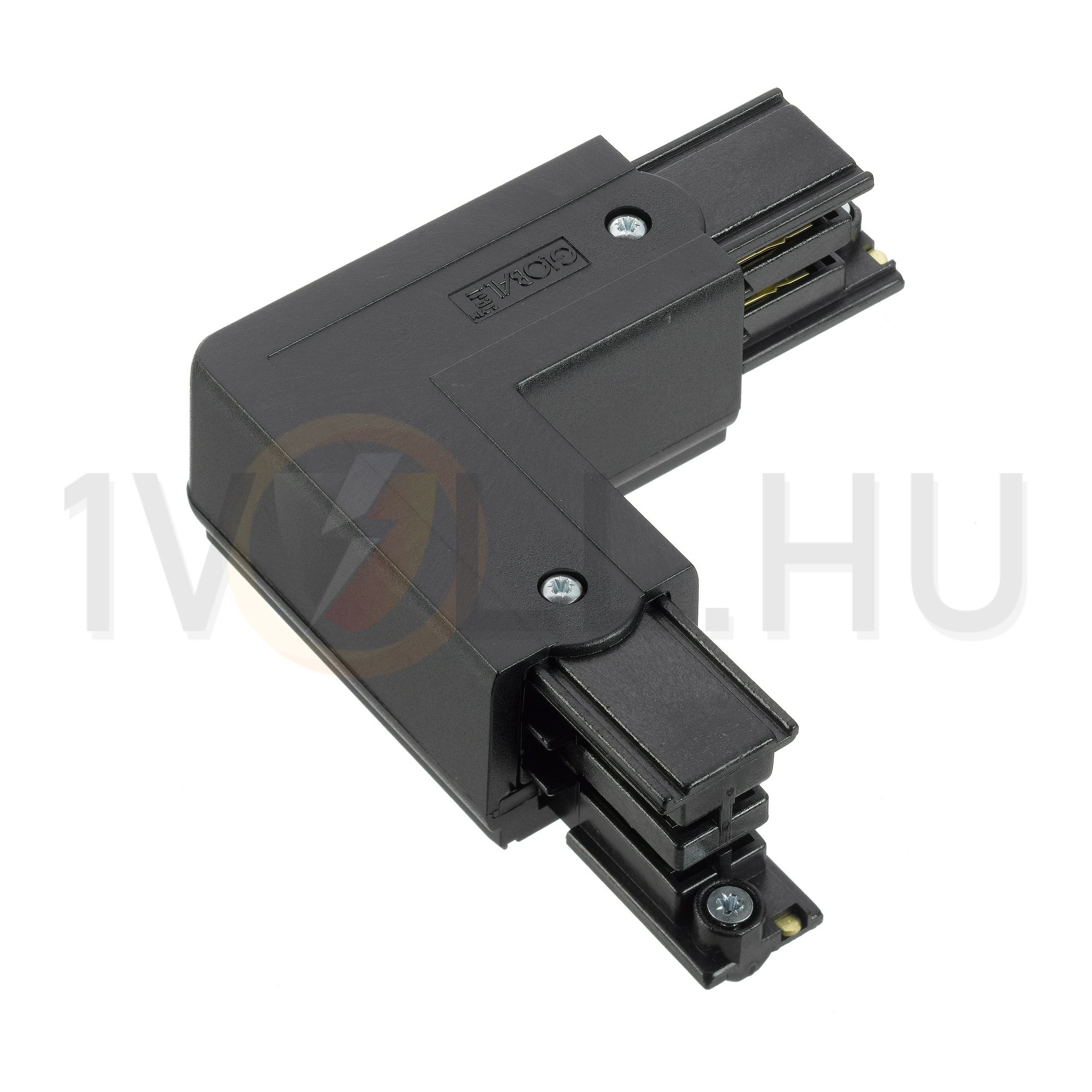 L-kanyarelem 3F világítási sínhez 16A jobb 230-400V 3F falonkívüli fekete XTS 35-2 LIVAL - 19170352