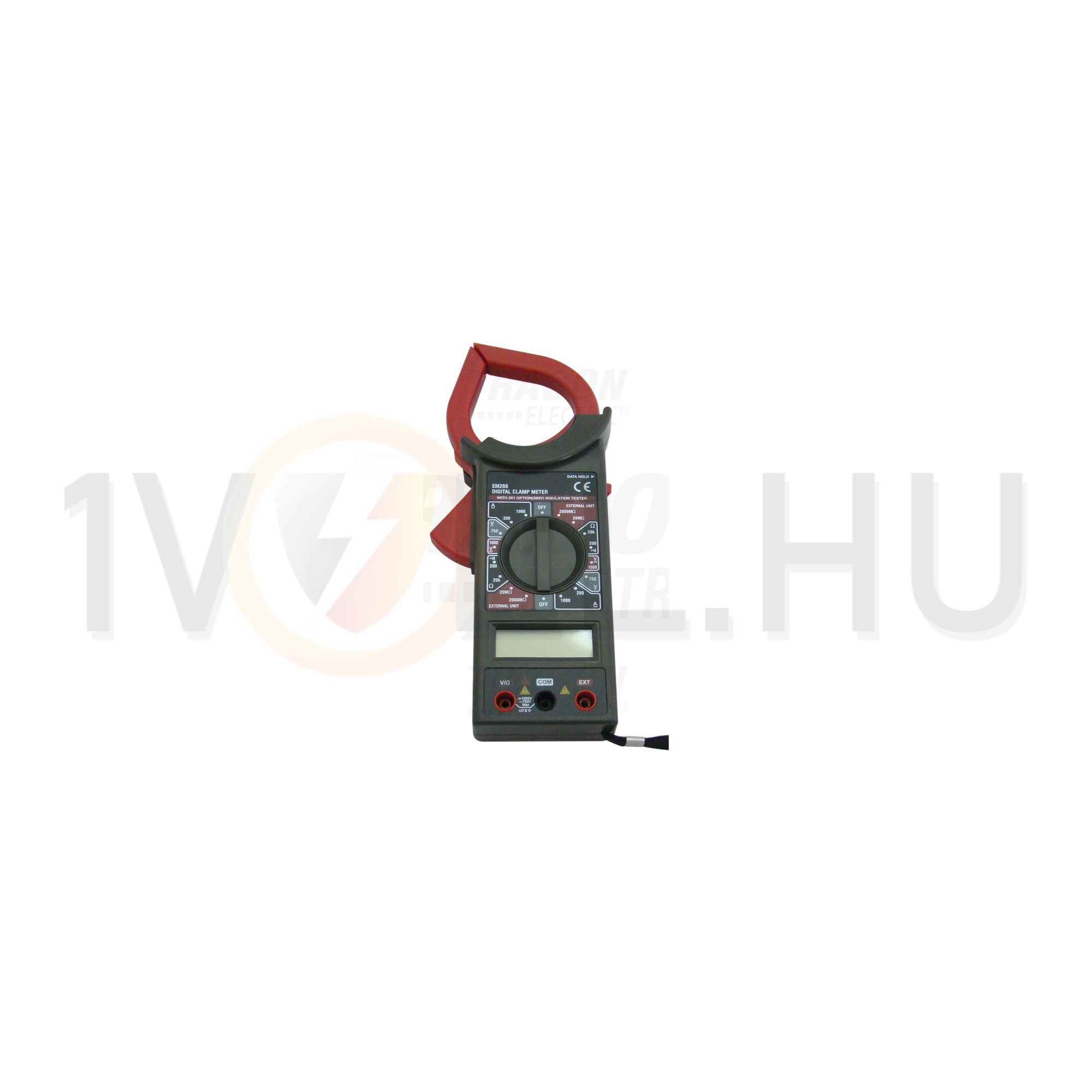 Lakatfogó V-A-Ohm LCD digitális 1000A-max./AC LF266 TRACON