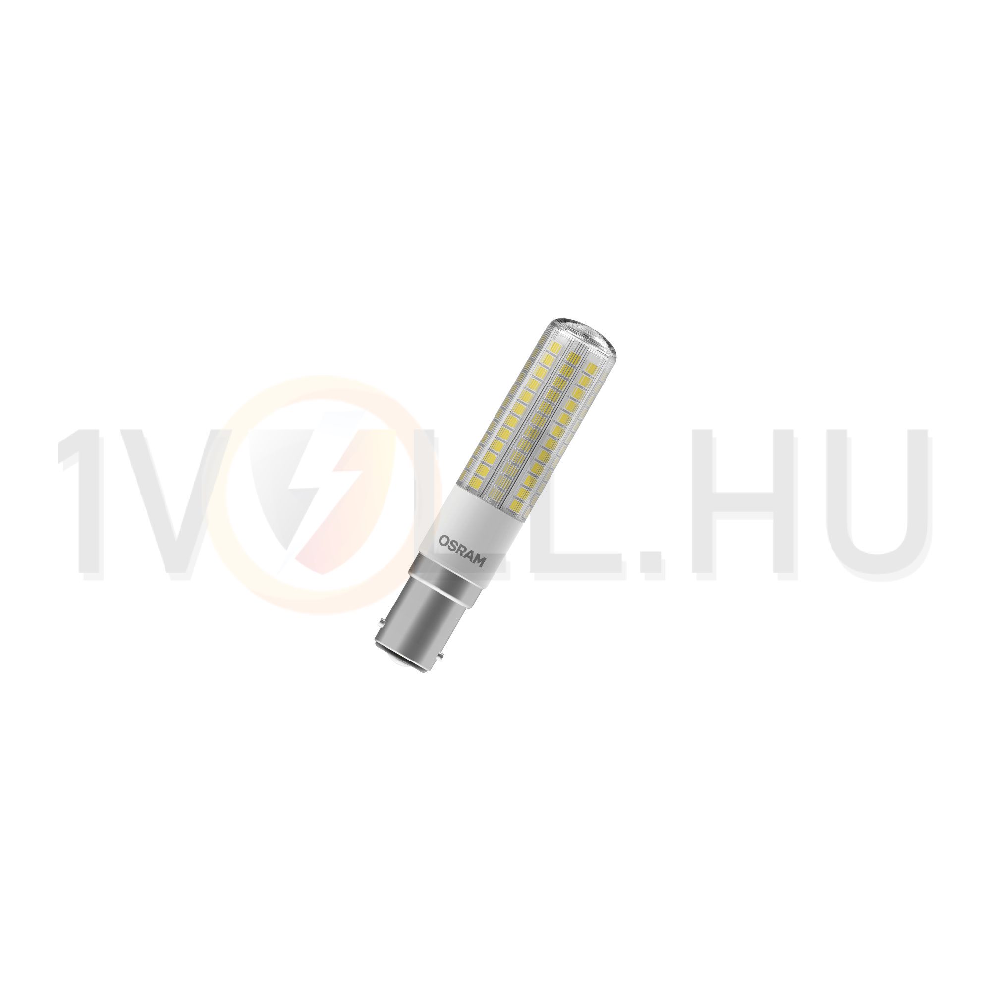 LED lámpa T18 egyfejű cső 6,3W- 60W B15d 806lm 827 220-240V AC 15000h 320° LEDSPCTSLIM OSRAM - 4058075272026