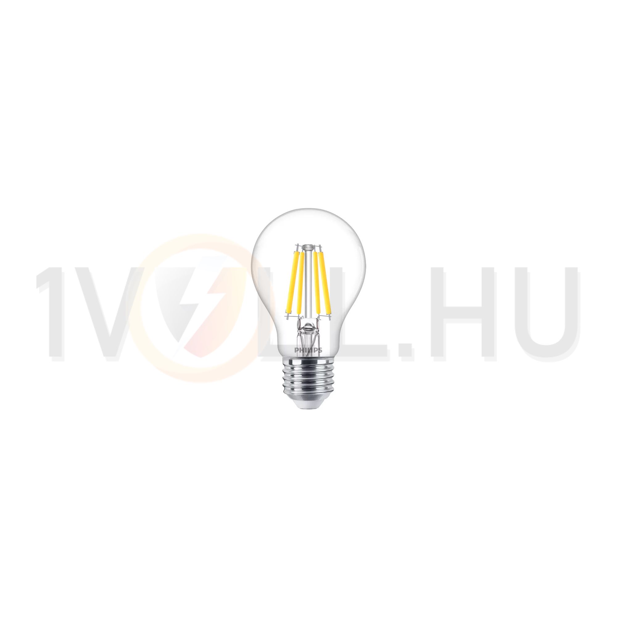 LED lámpa A60 körte A filament 3.4W- E27 470lm 2700K 220-240V fehér MAS VLE LEDBulb Philips - 929003070502