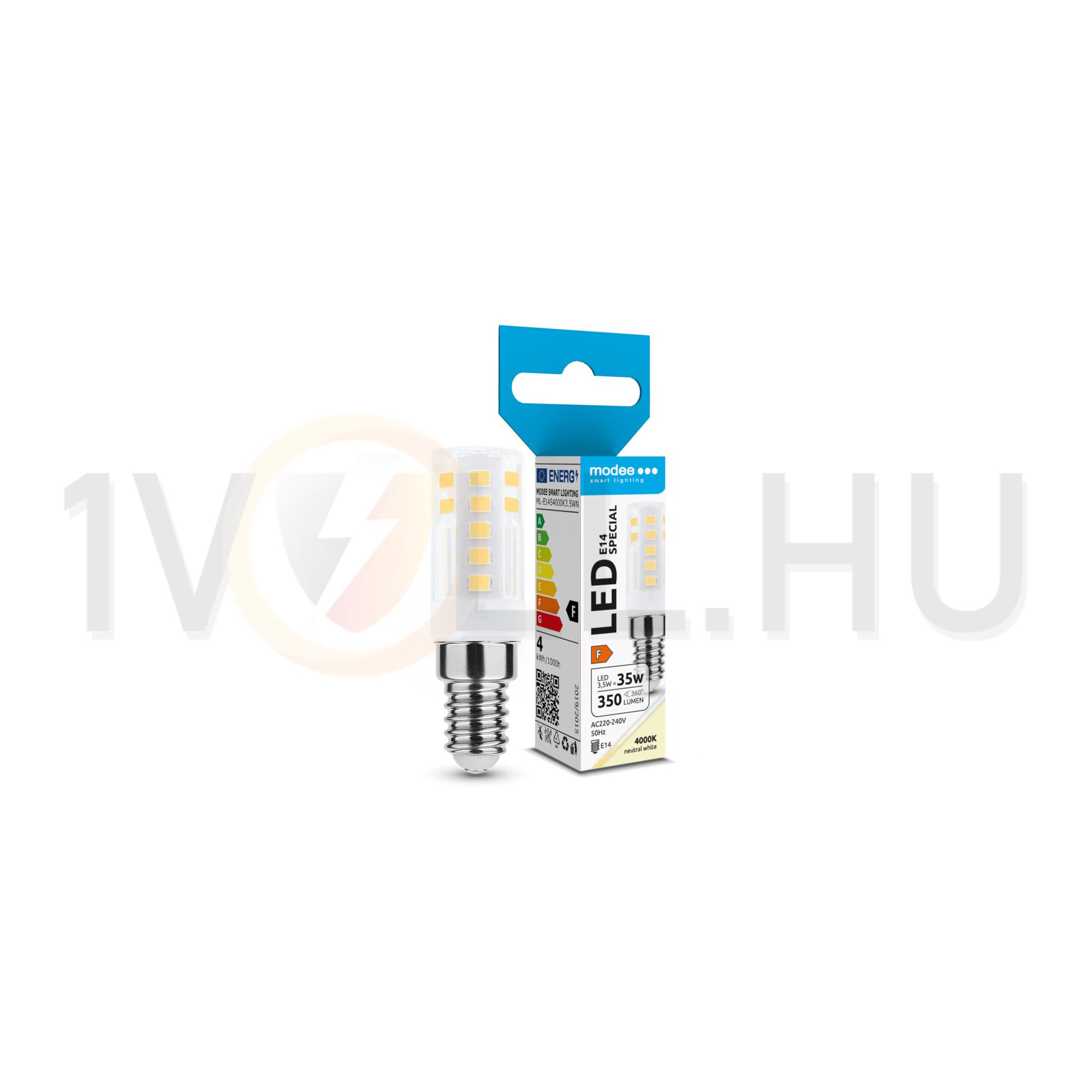 LED lámpa kerámia T16 egyfejű cső 3,5W- 35W E14 350lm 840 220-240V AC 25000h 360° 4000K Modee - ML-E14S4000K3.5WN