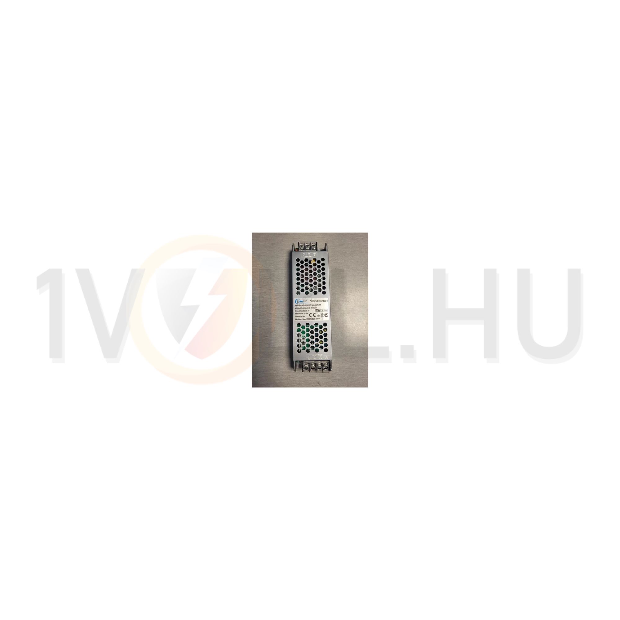 LED tápegység kapcs.üzem stabilizált szerelhető 150W 12V 12500mA fém tokozás-ház Clearled - CL21502FH