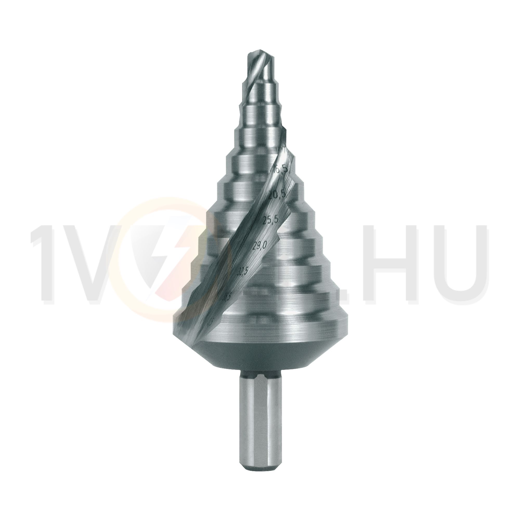 Lépcsősfúró HSS 6.5mm-min. átmérő 40.5mm-max. átmérő mm-skála RUKO - 101090