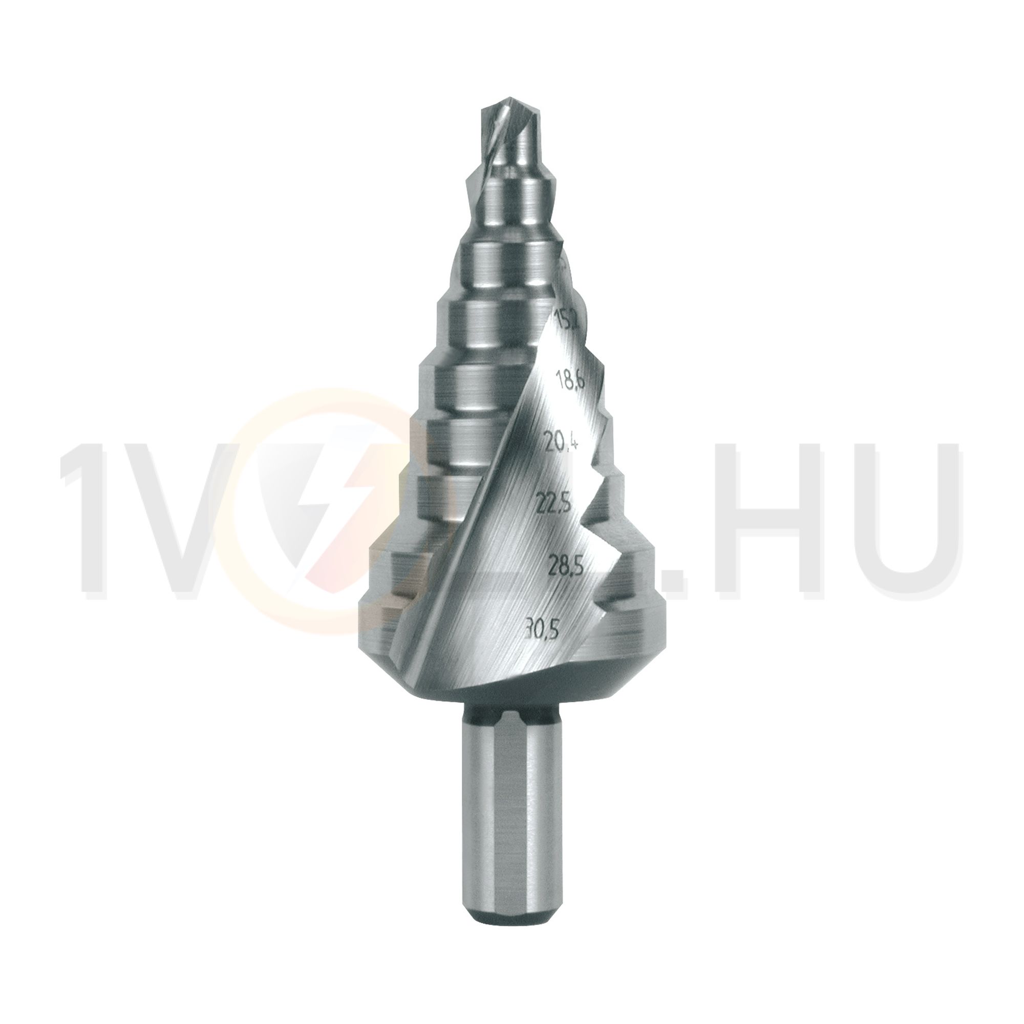 Lépcsősfúró HSS PG7-PG21 6mm-min. átmérő 30.5mm-max. átmérő mm-skála RUKO - 101098