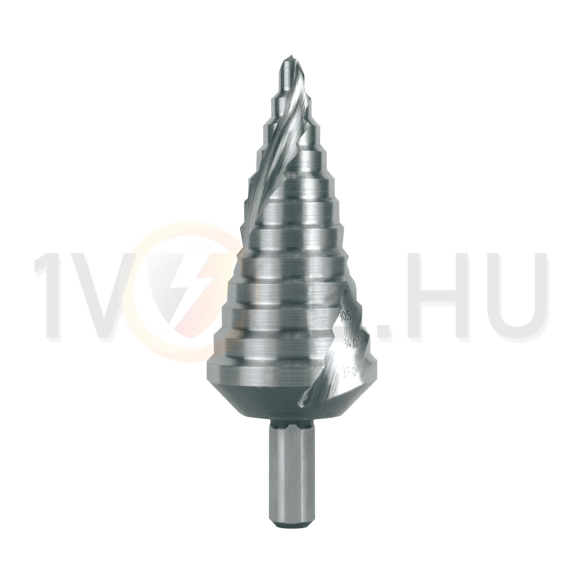 Lépcsősfúró HSS PG7-PG29 6mm-min. átmérő 37mm-max. átmérő mm-skála RUKO - 101060