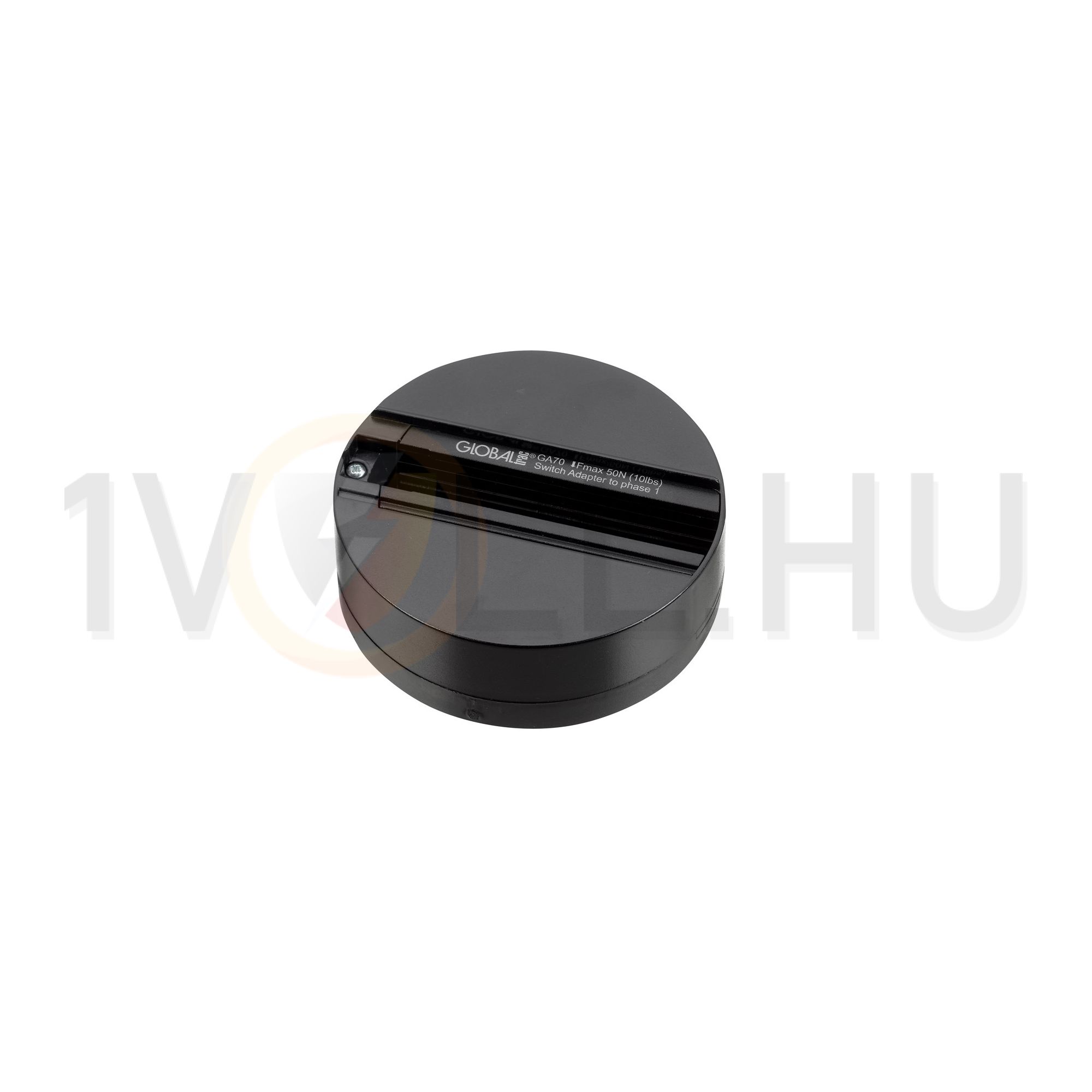 Mennyezeti fixpont adapter világítási sínhez falonkívüli fekete GA 70-2 LIVAL - KKT301319