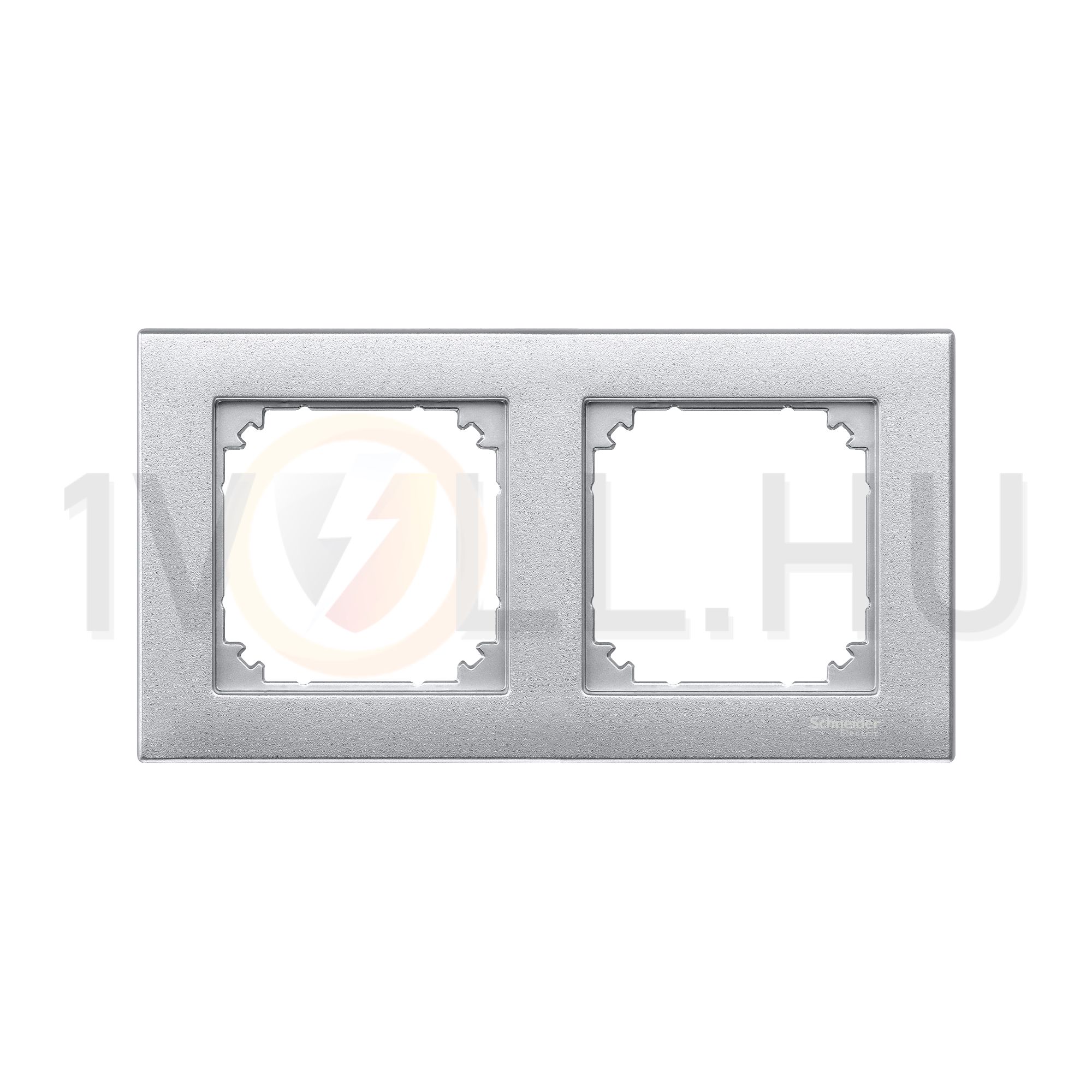 M-Plan keret 2-es vízszintes és függőleges műanyag alumínium lakkozott matt Schneider - MTN486260