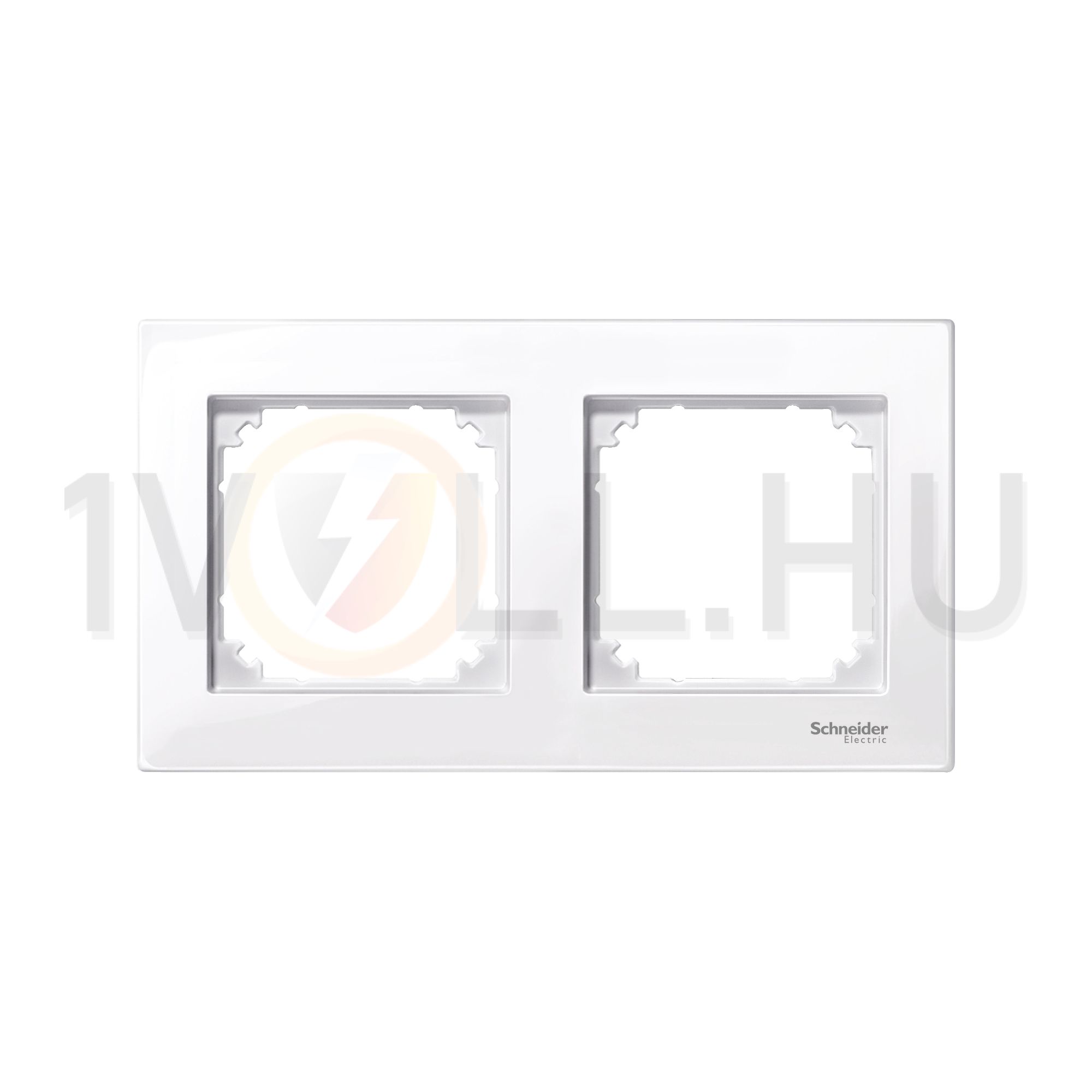 M-Plan keret aktív fehér, antibakteriális 2-es vízszintes és függőleges műanyag fehér Schneider - MTN515225