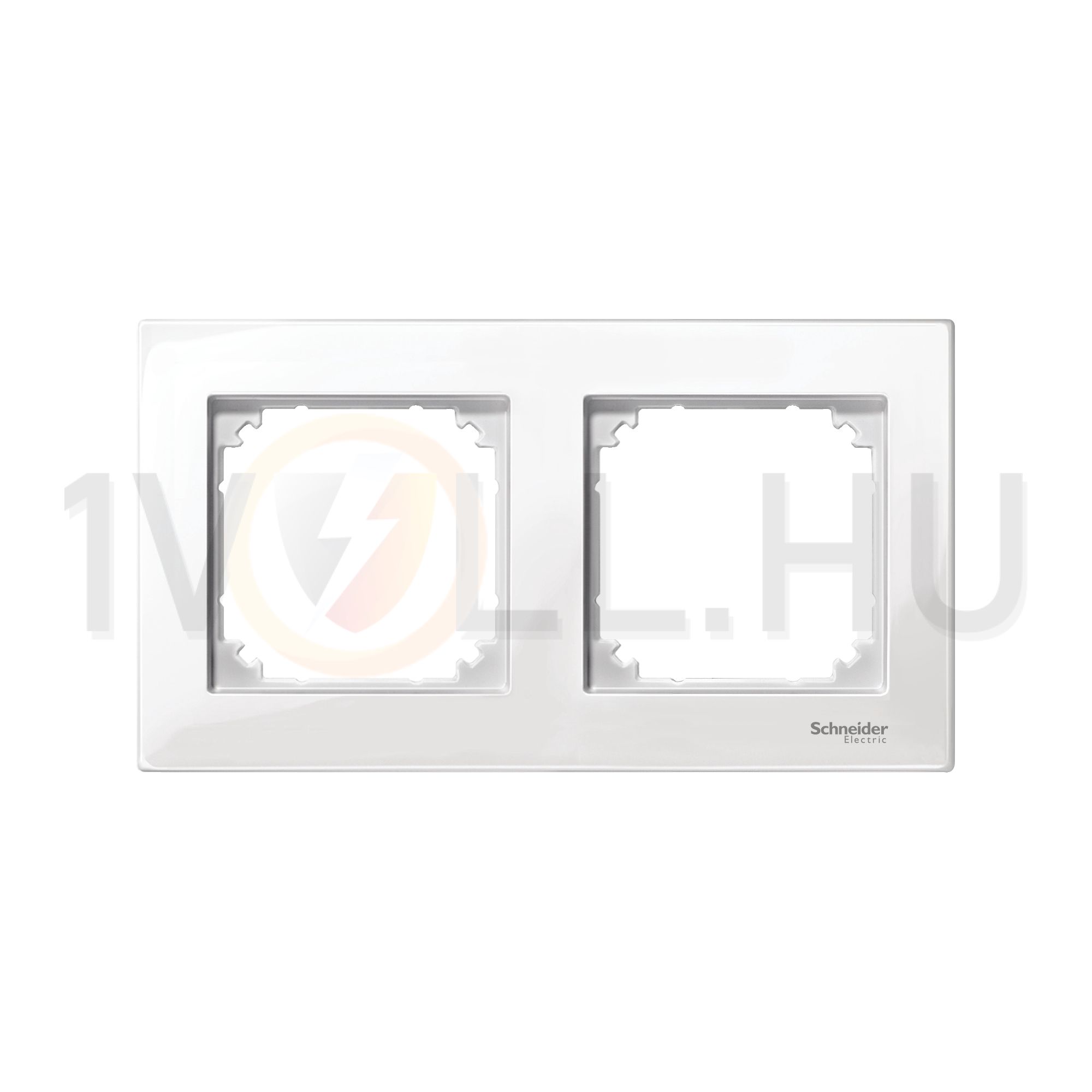 M-Plan keret polárfehér 2-es vízszintes és függőleges műanyag kezeletlen fényes Schneider - MTN515219