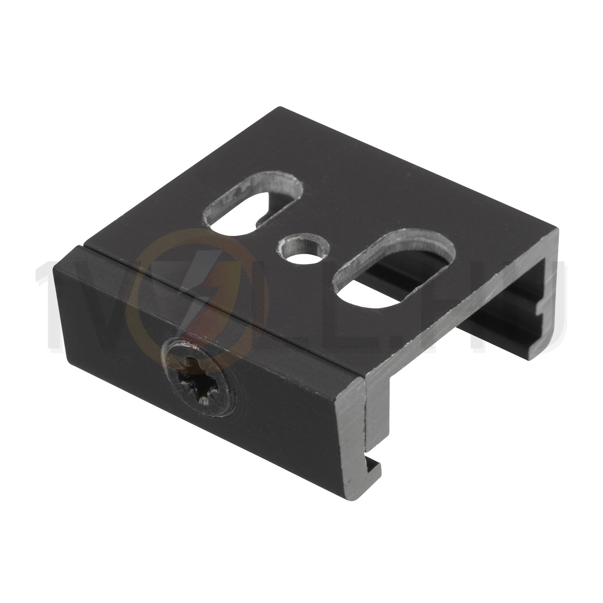 Mennyezeti rögzítő világítási sínhez max.200N fekete alumínium SKB 12-2 LIVAL - 19180122